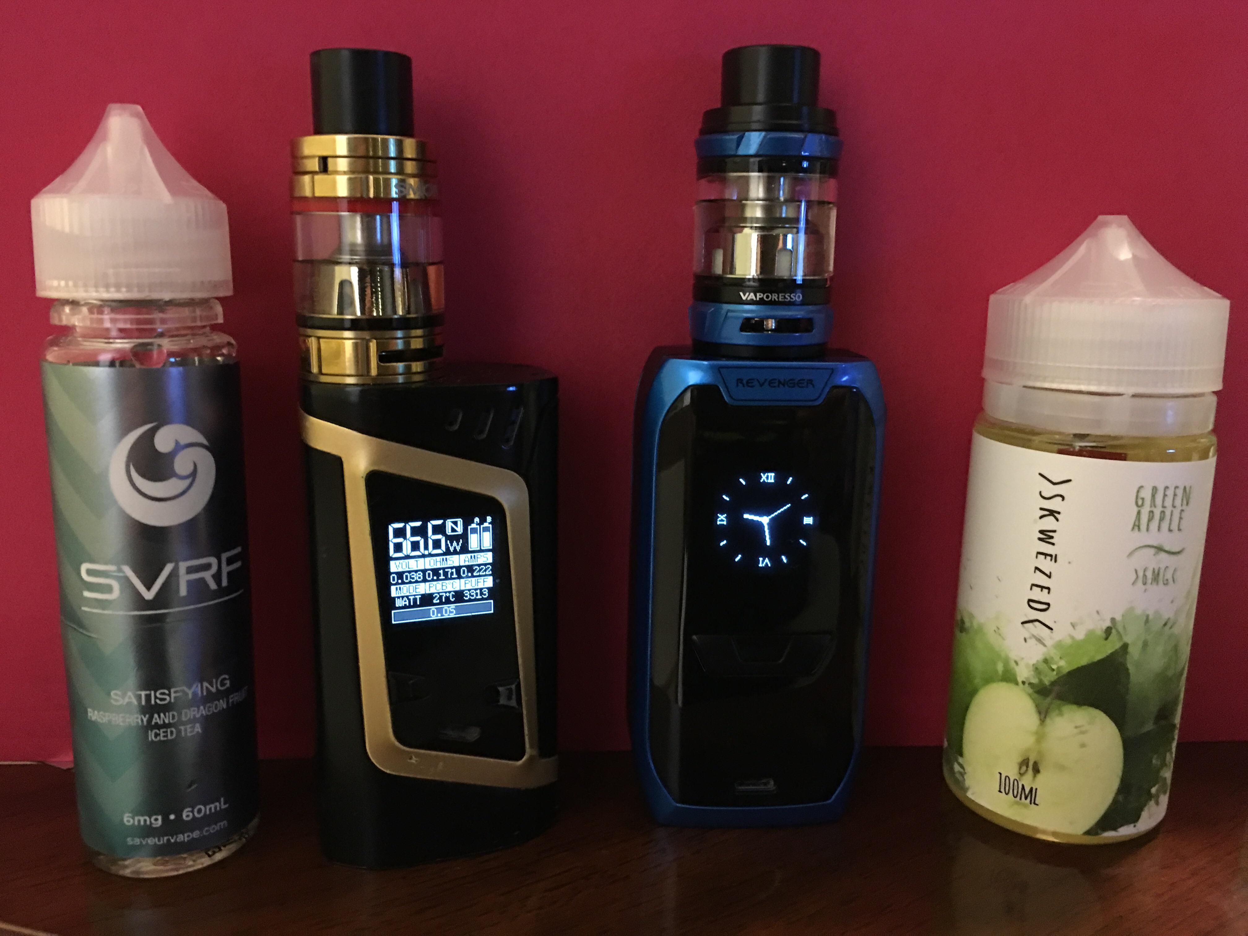 My current setups. Nice that the coils are interchangeable! r/VapePorn