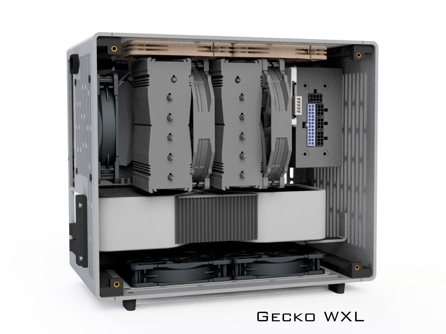 I design this case specially for NH D15 in 19 Liters volume. 177mm CPU