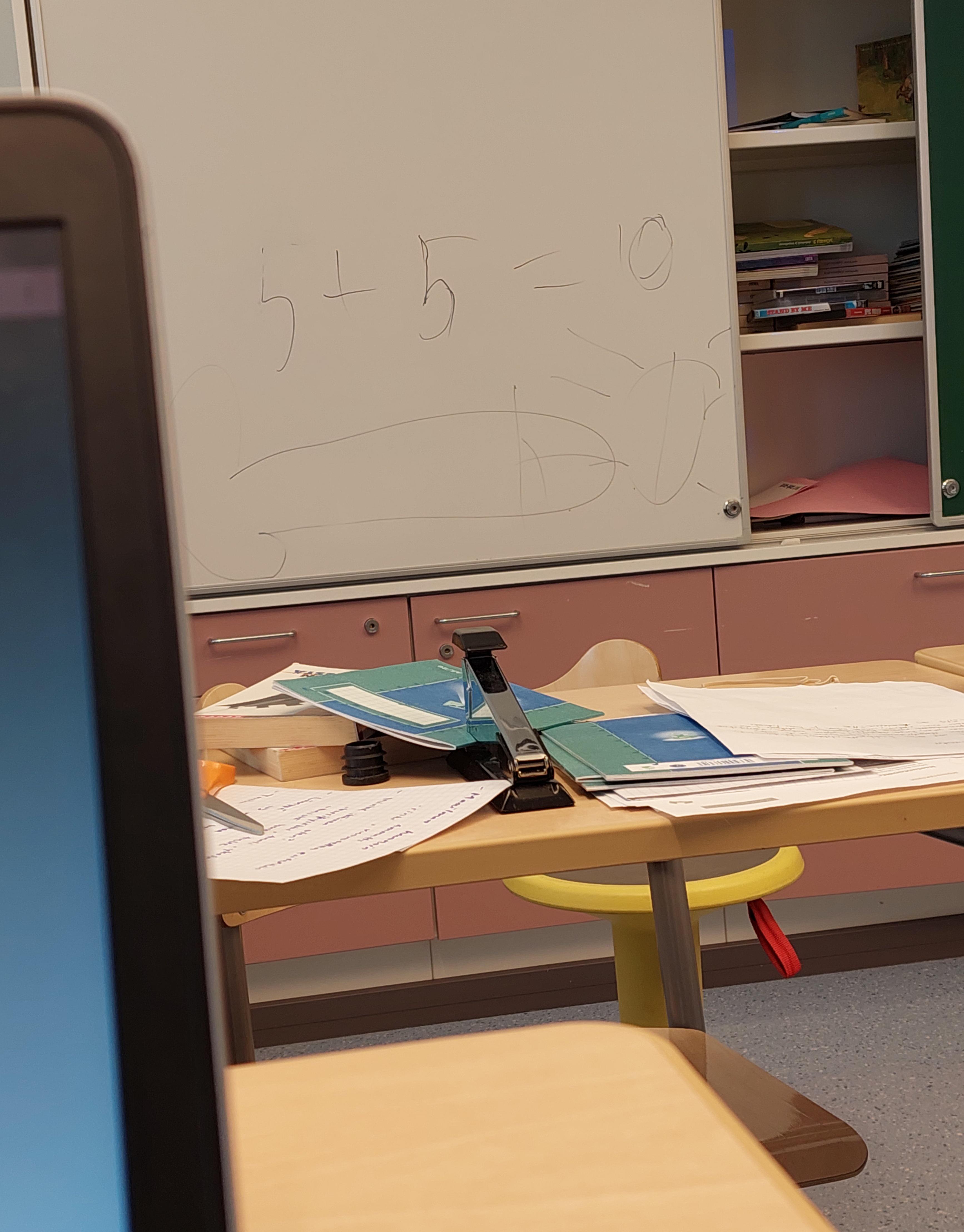 Soneone drew this on the whiteboard with permanent marker and the