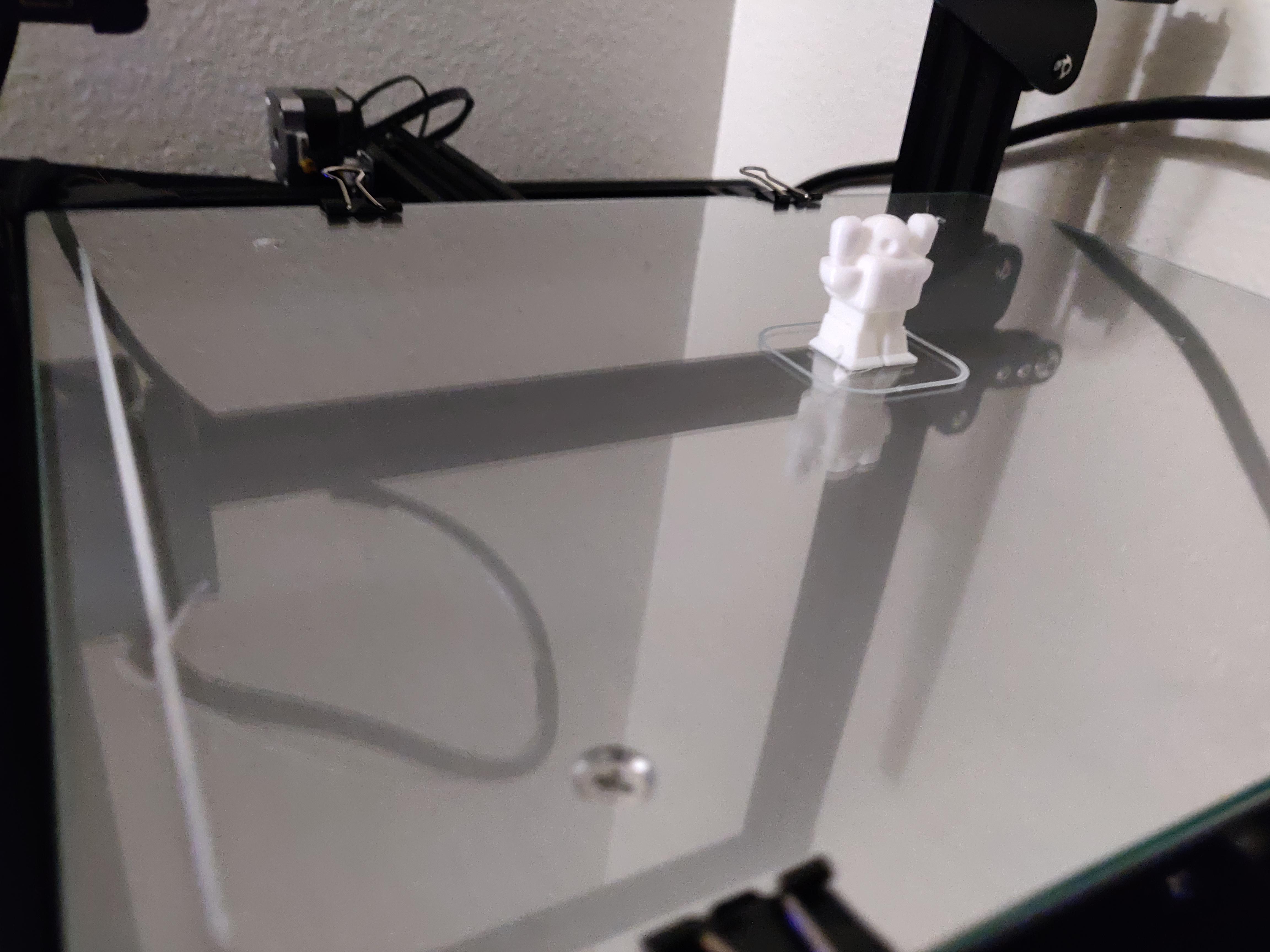 My cr 10 mini arrived 2 days early and printed this little guy on my