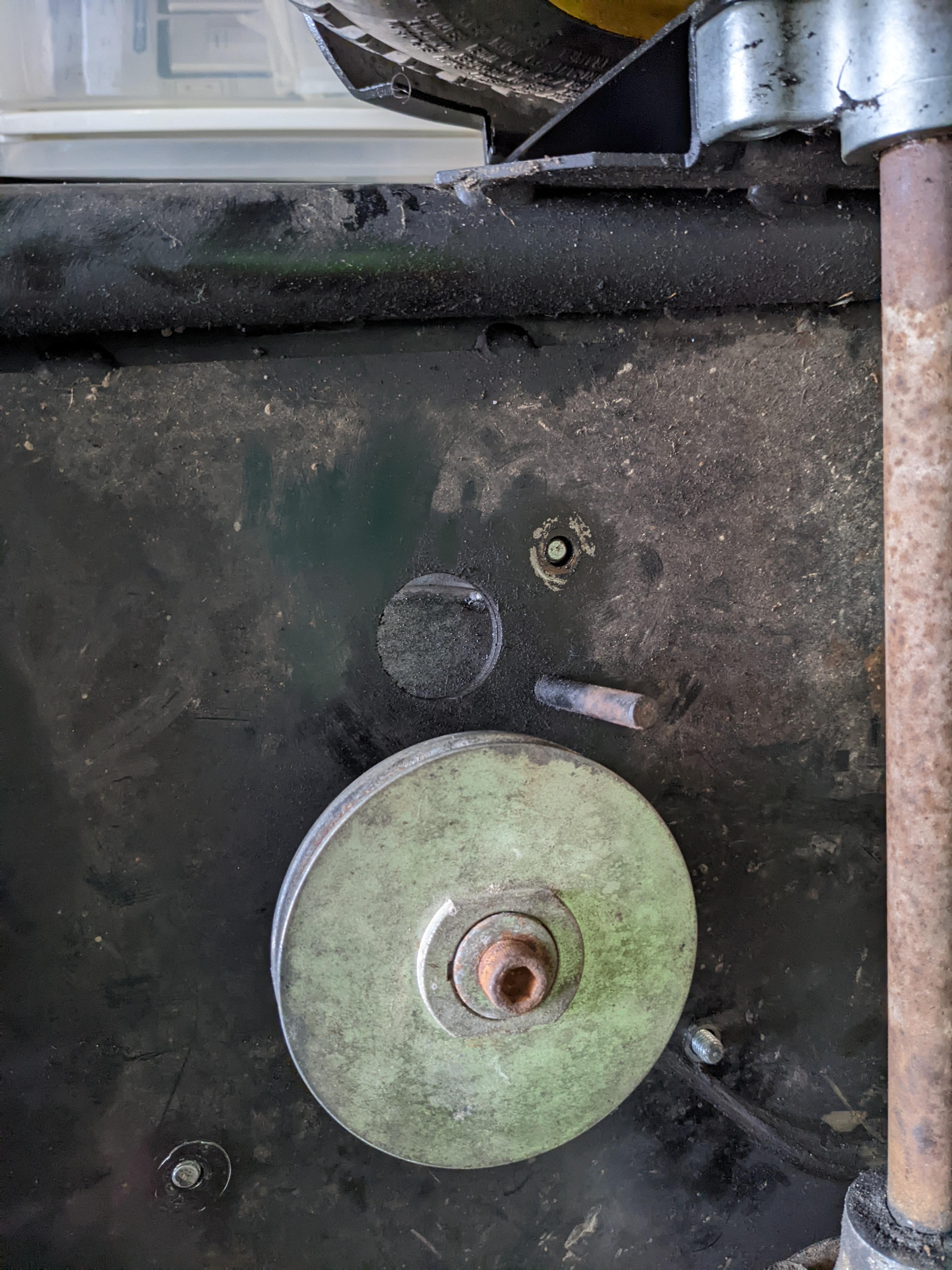 Trying to remove this pulley off my lawnmower so I can remove the engine. Anyone know a tool to