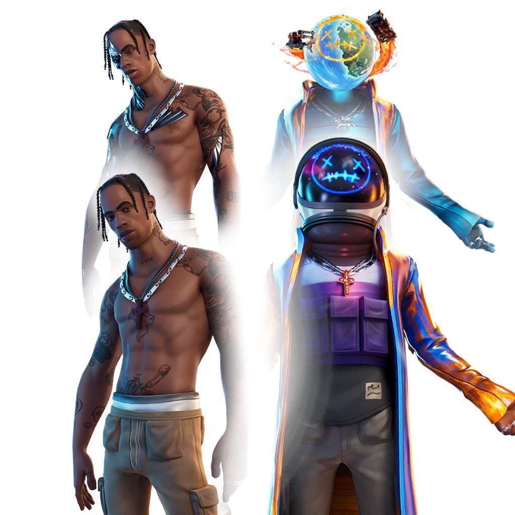 Travis Scott Skin Bundle (via ShiinaBR) r/FortniteLeaks