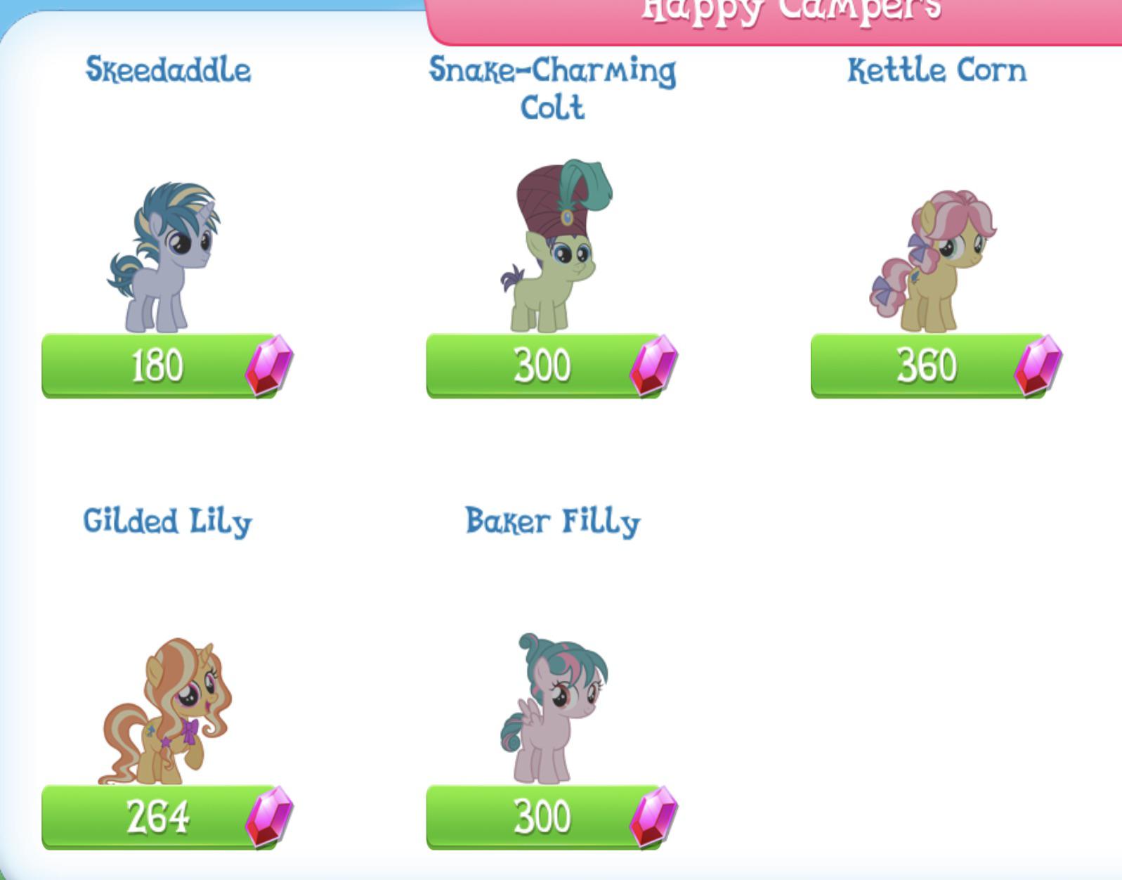 are any of these ponies worth it or useful?, keep in mind ive got 658