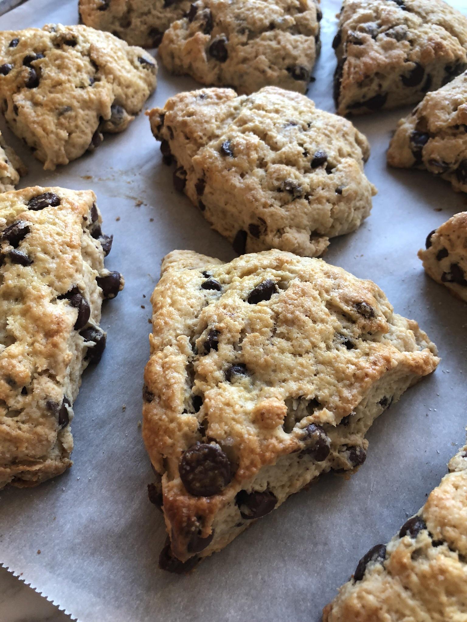 Chocolate Chip Scones r/recipes