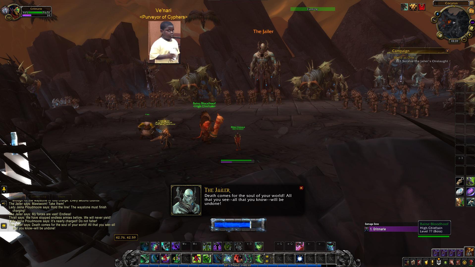 Ve'Nari during the Shadowlands starter quests r/wow