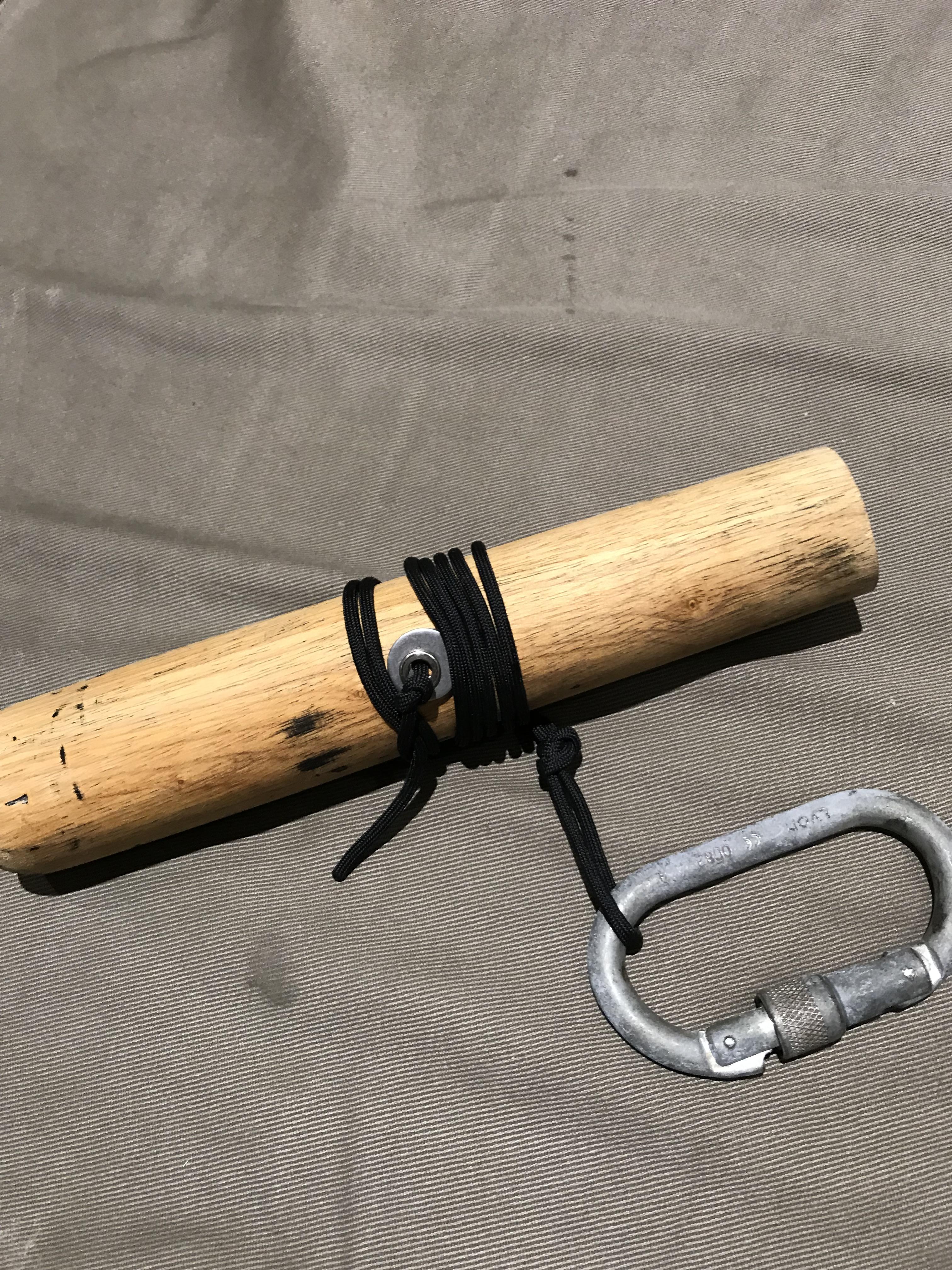 Homemade wrist roller. Hopefully it helps me take it to the next level