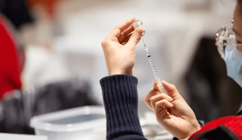 Soreness in arm two weeks after vaccine? Vaccine