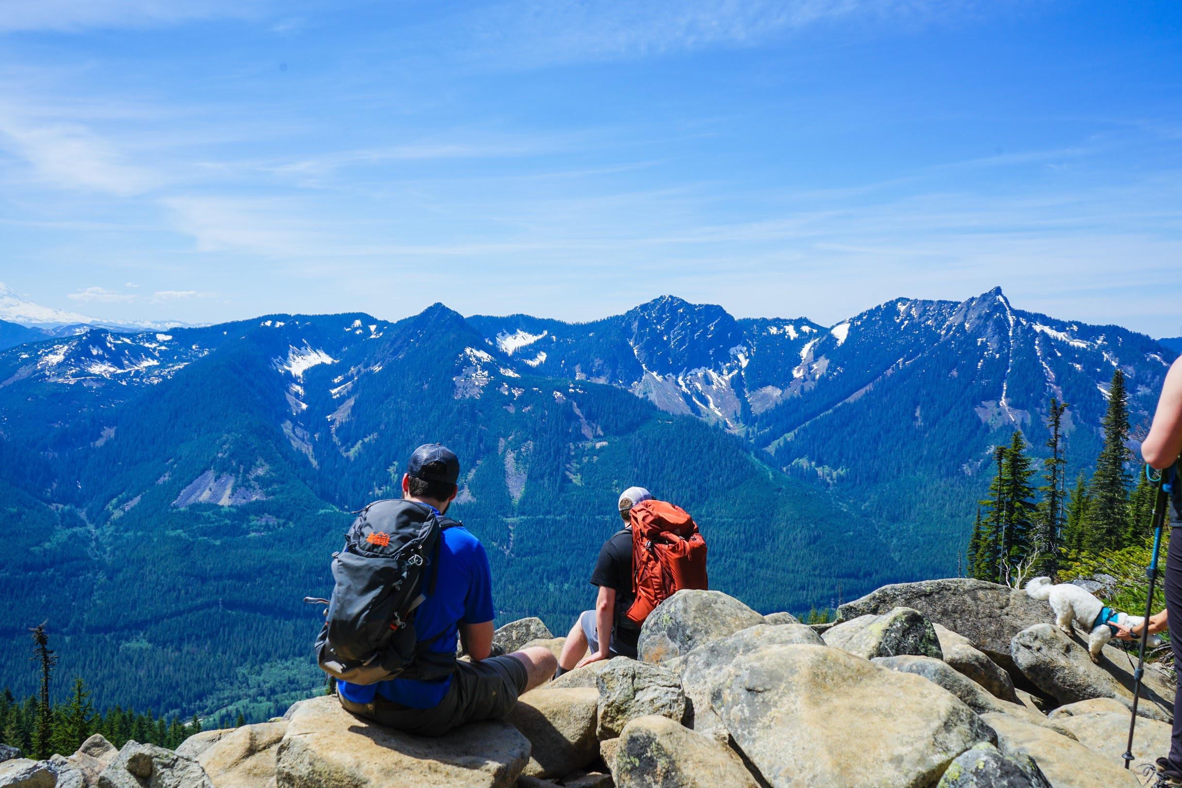 First time hiking with friends. Almost died but the view was worth it