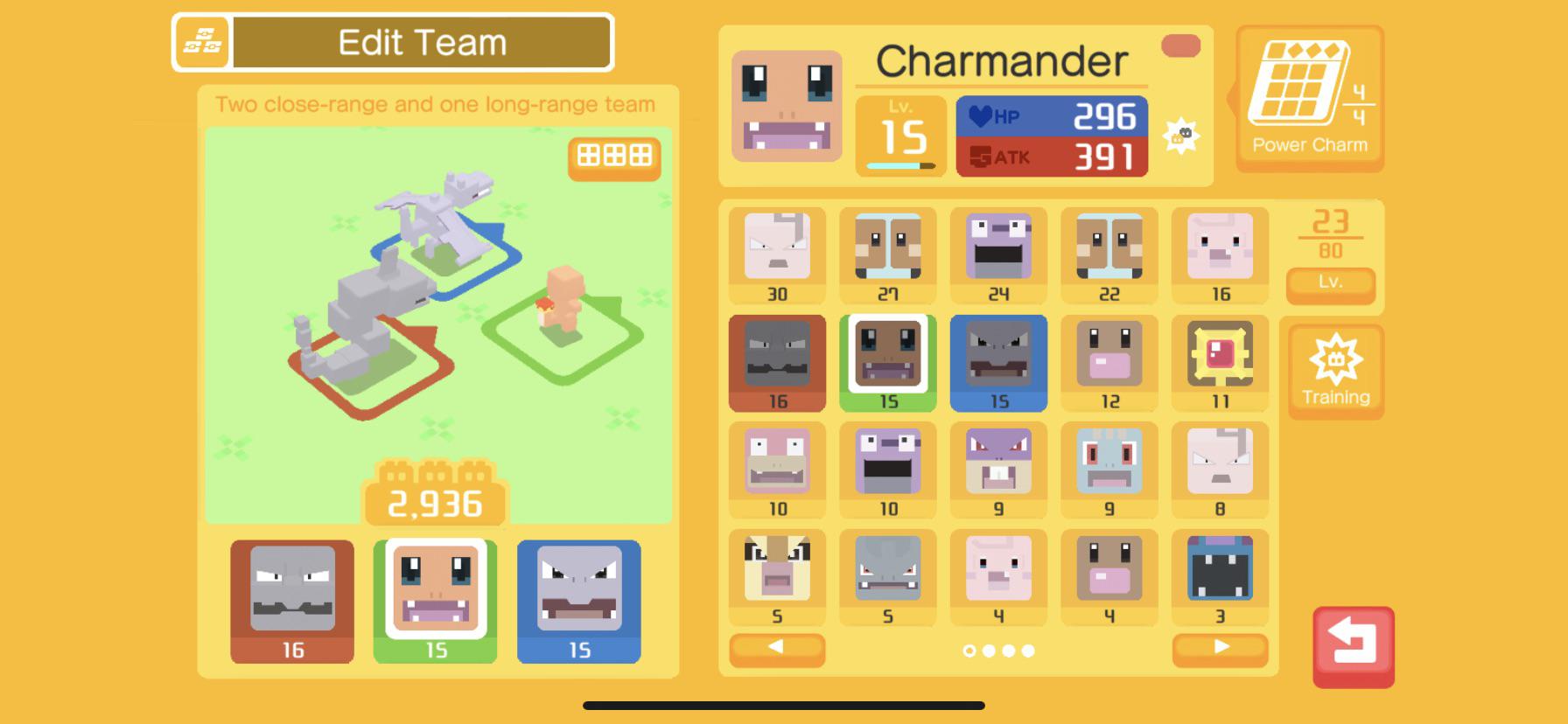 At what level does charmander evolve in the game? r/PokemonQuest