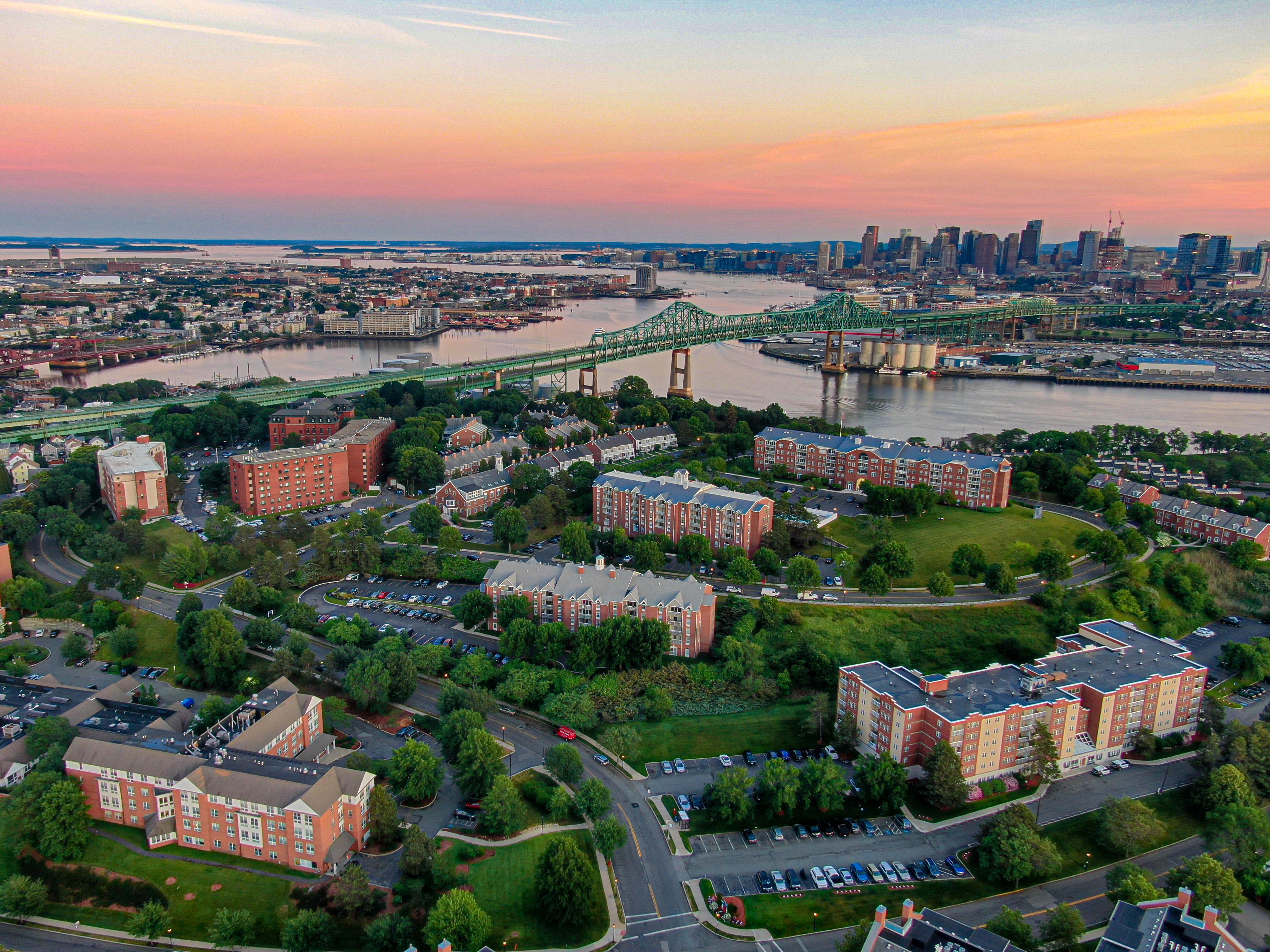 Admiral's Hill, Chelsea looking into Boston r/boston