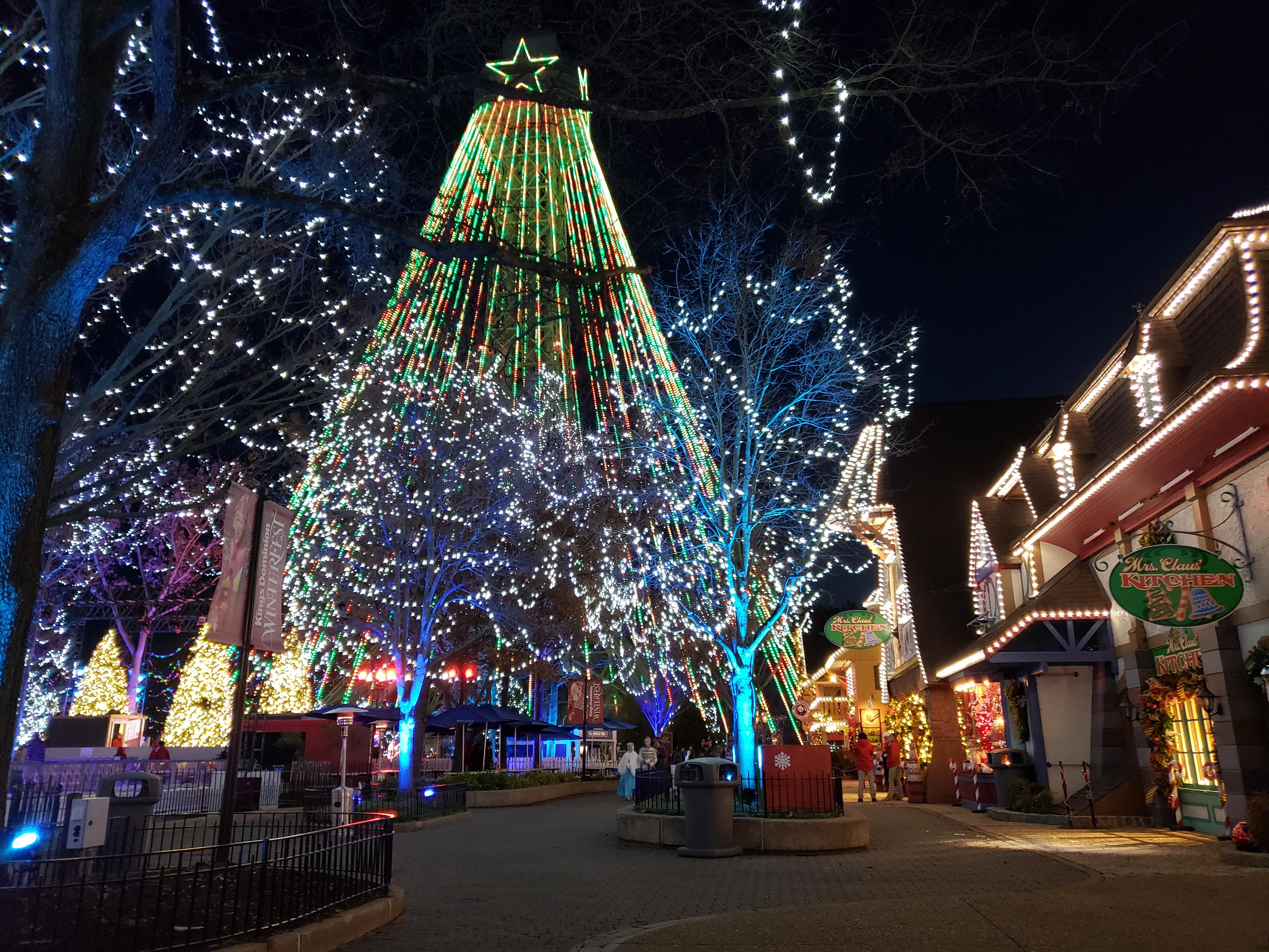 Kings Dominion Winterfest 2019 Map