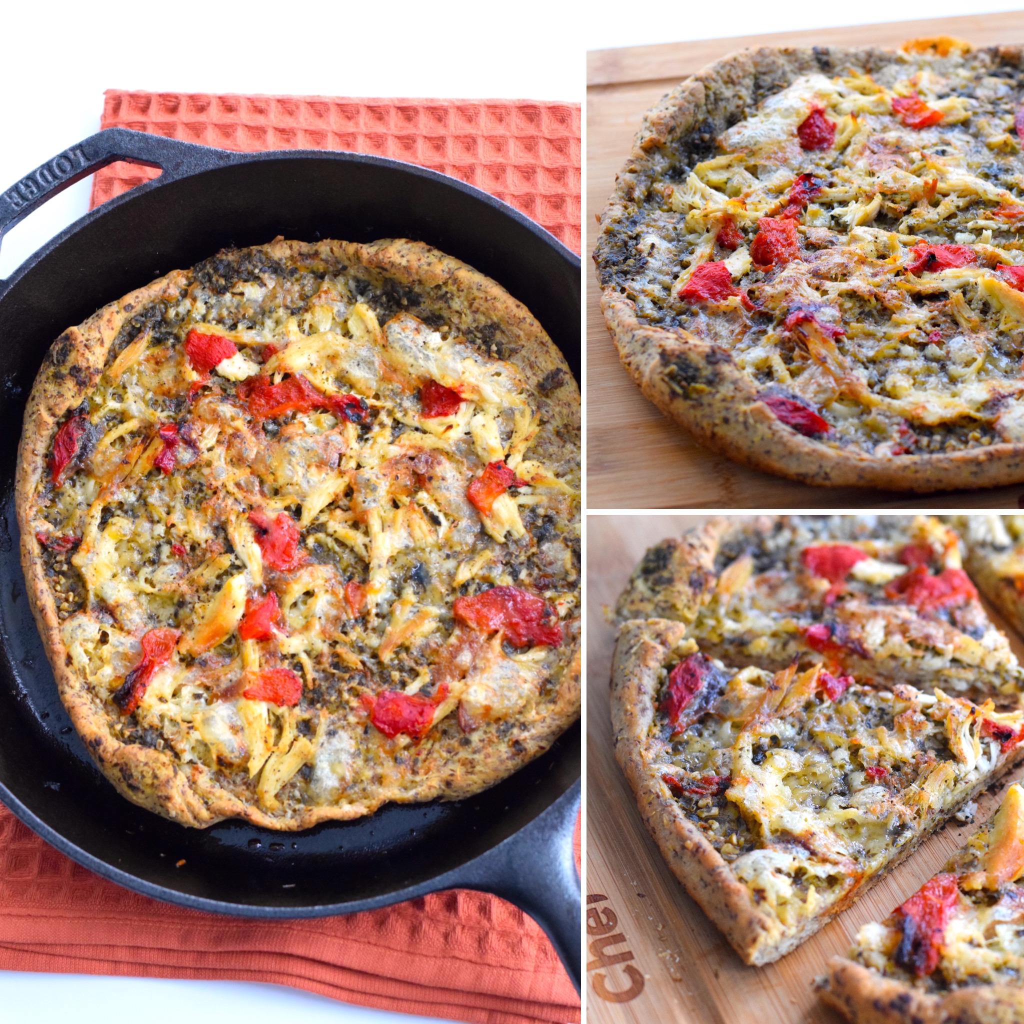 Keto Cast Iron Skillet Pizza Crust Made With Yeast r/ketorecipes