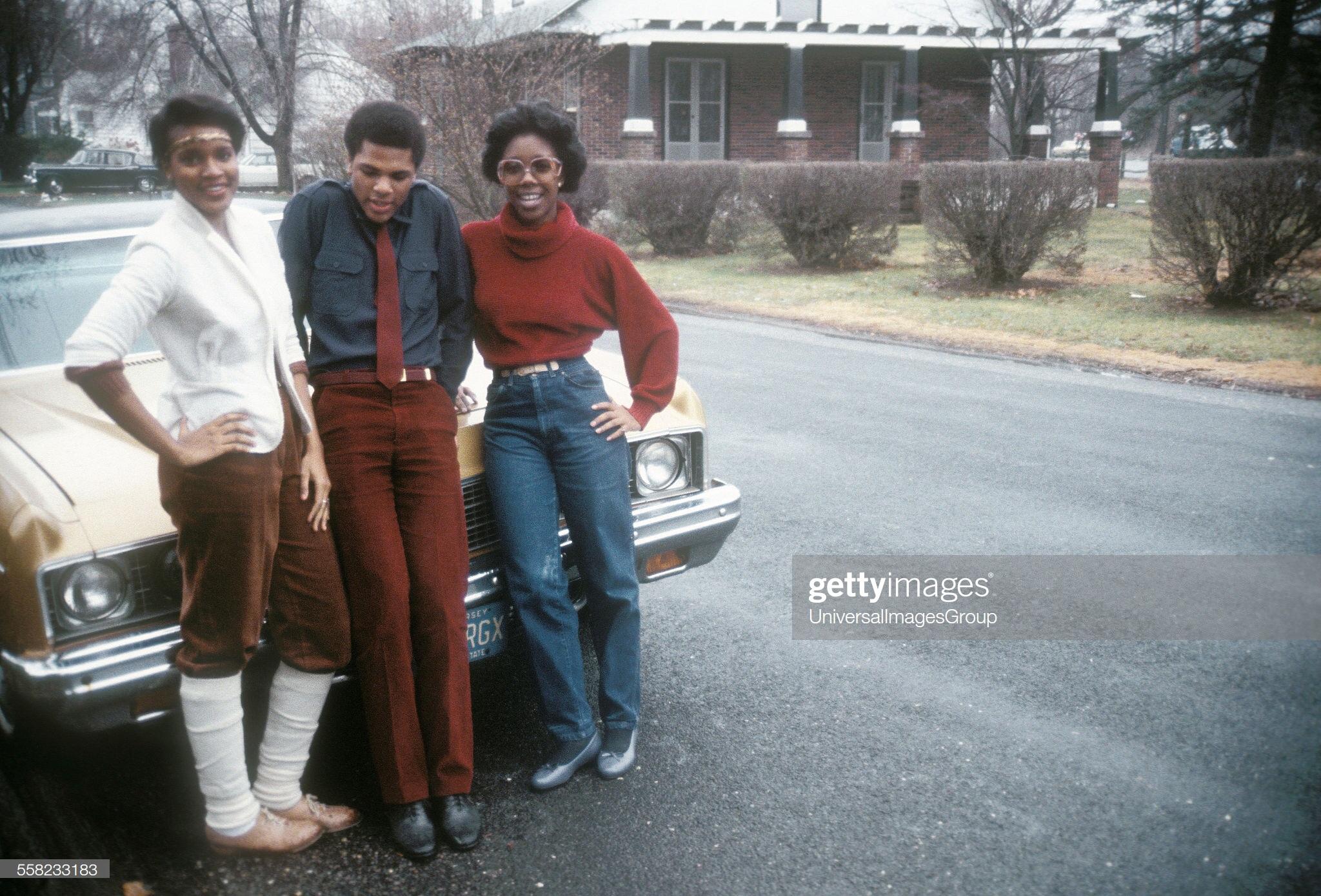 Students at Neptune High School in Neptune, New Jersey (1981) r