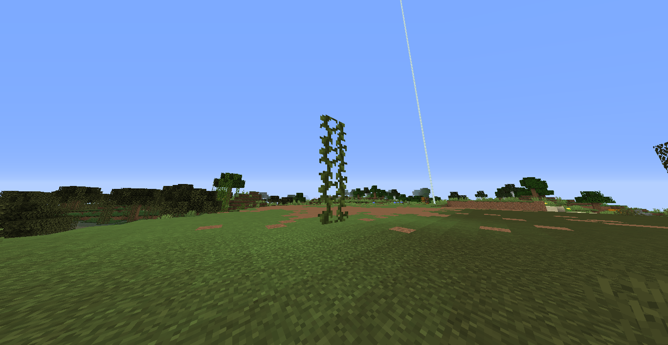 Floating vine I created..? somehow..? r/Minecraft
