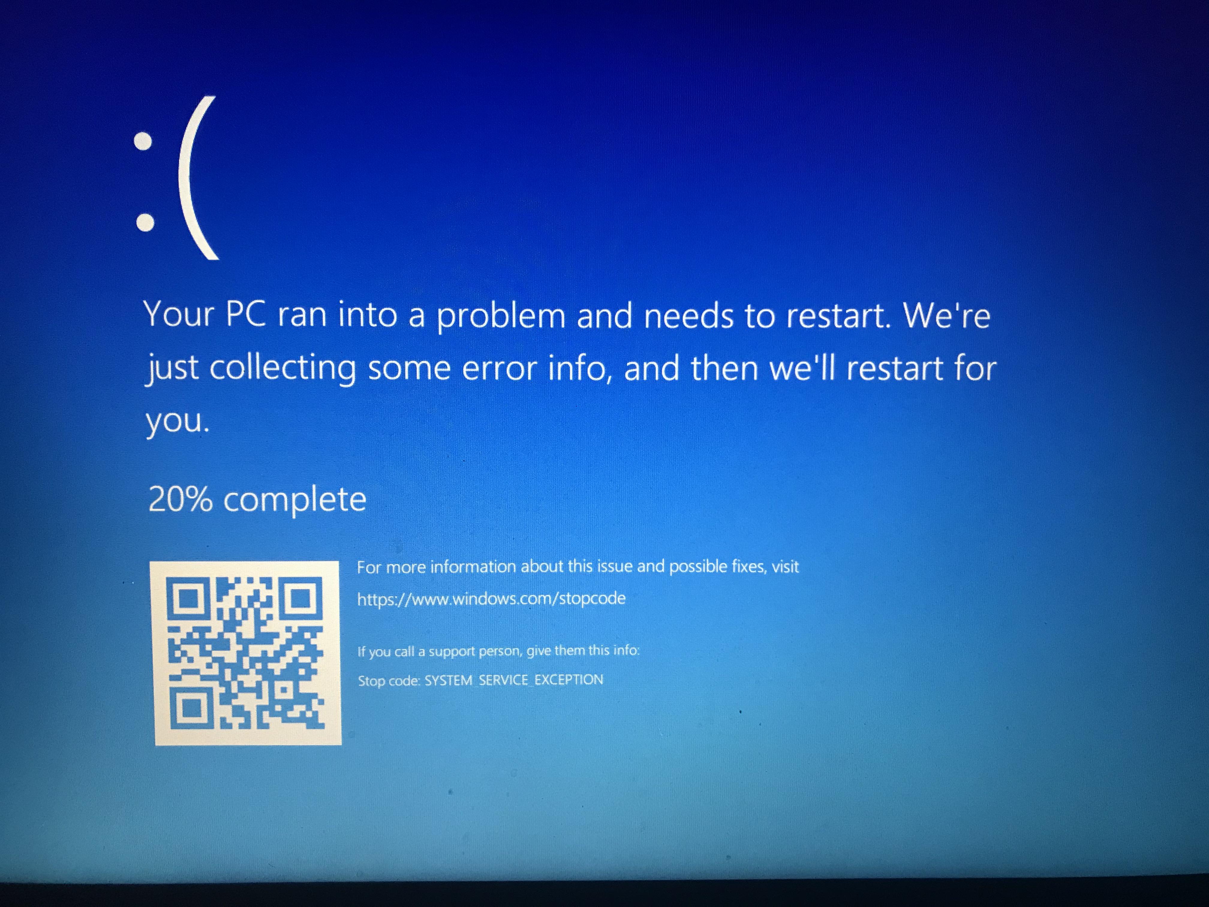 Your Pc Ran Into A Problem And Needs To Restart Loop Reddit Info Akurat
