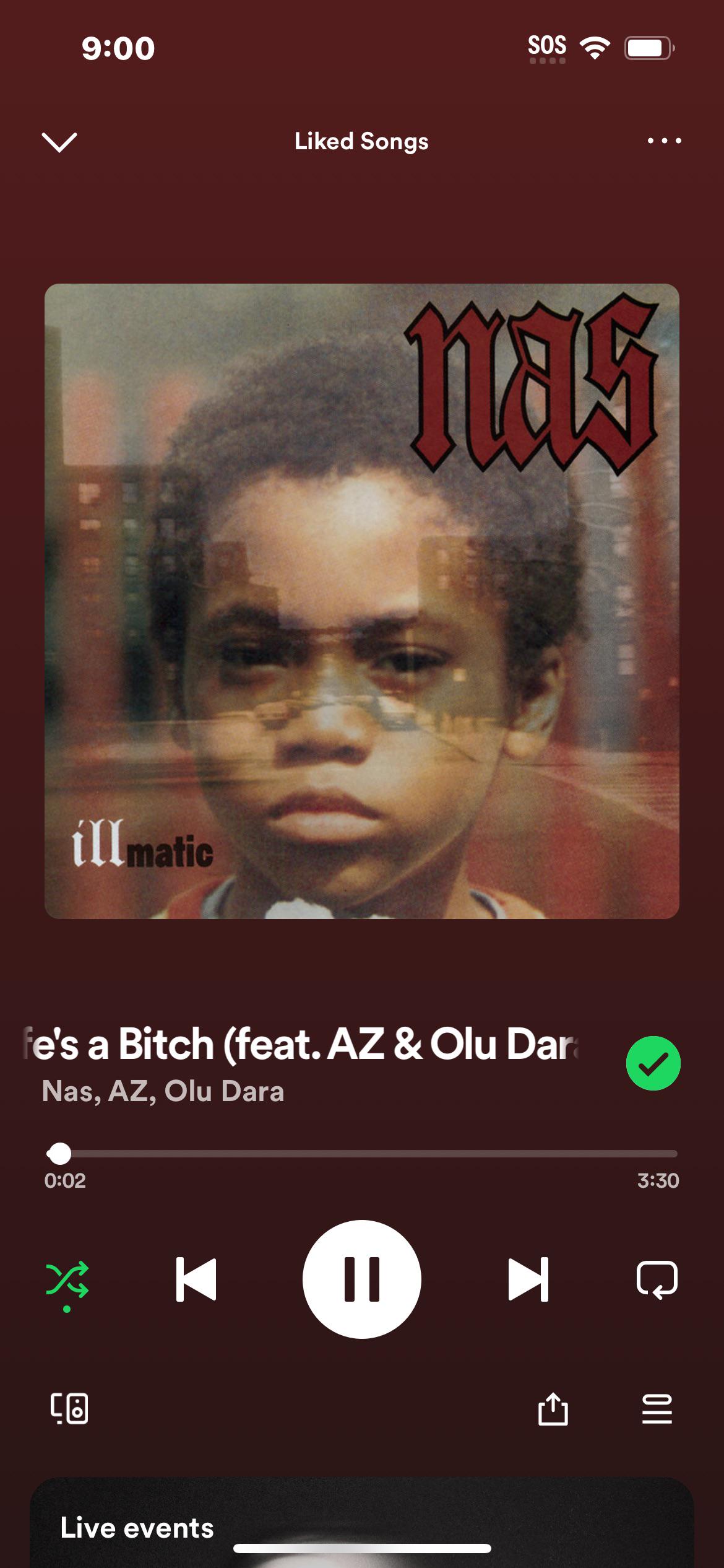 Best intro on the album hands down. r/nas