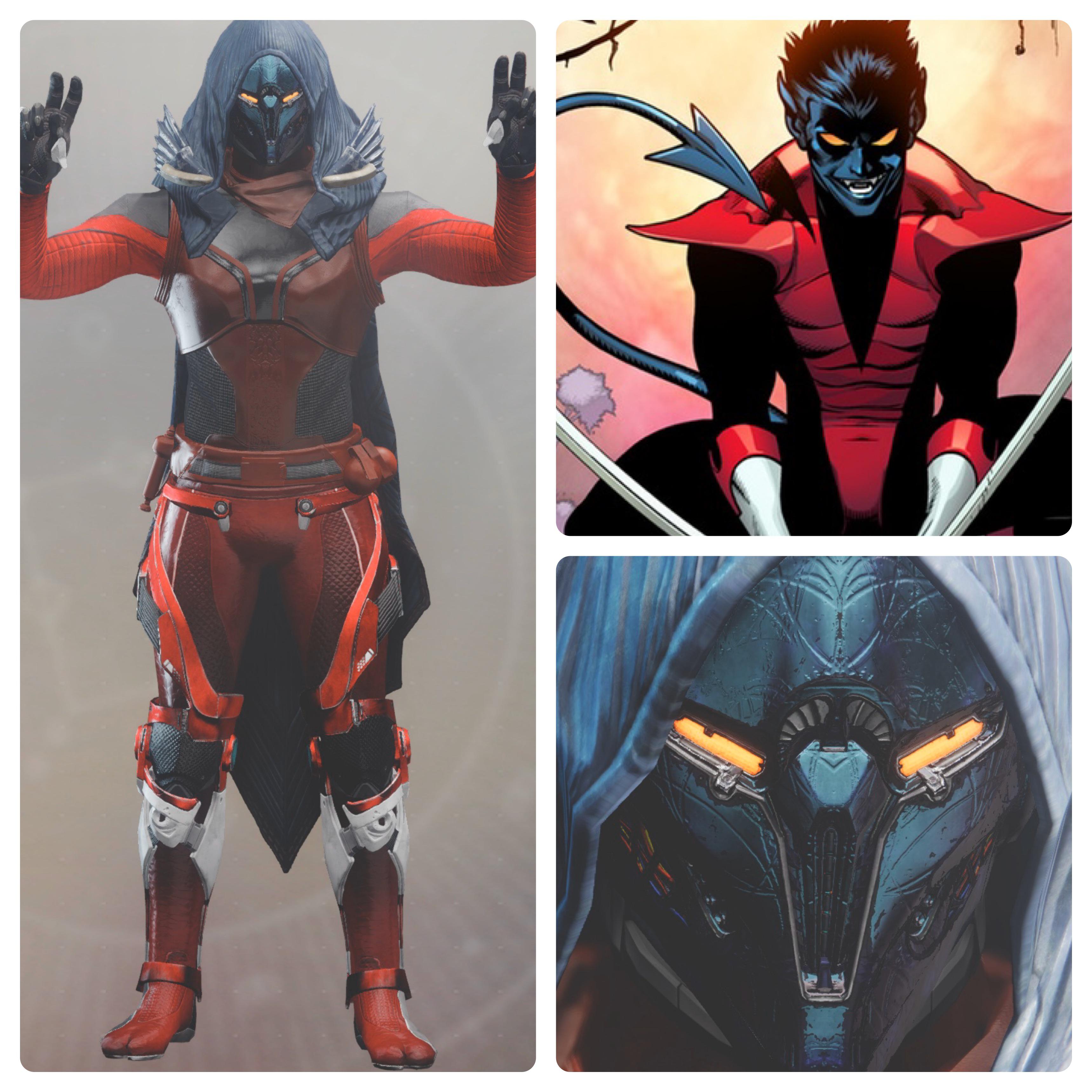 *Cue Xmen music* I tried my best to make Night Crawler when I noticed