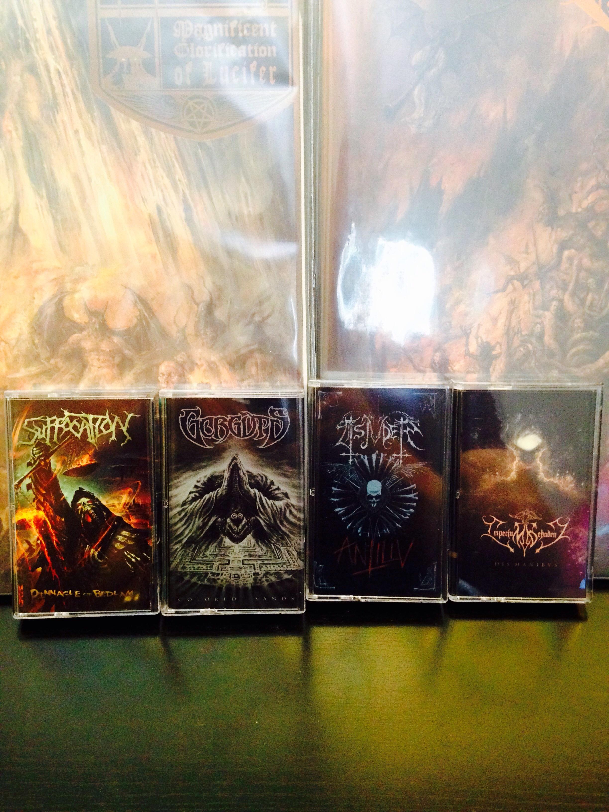 Today's buys. Armageddon Records in Cambridge is awesome. r/TapeKvlt