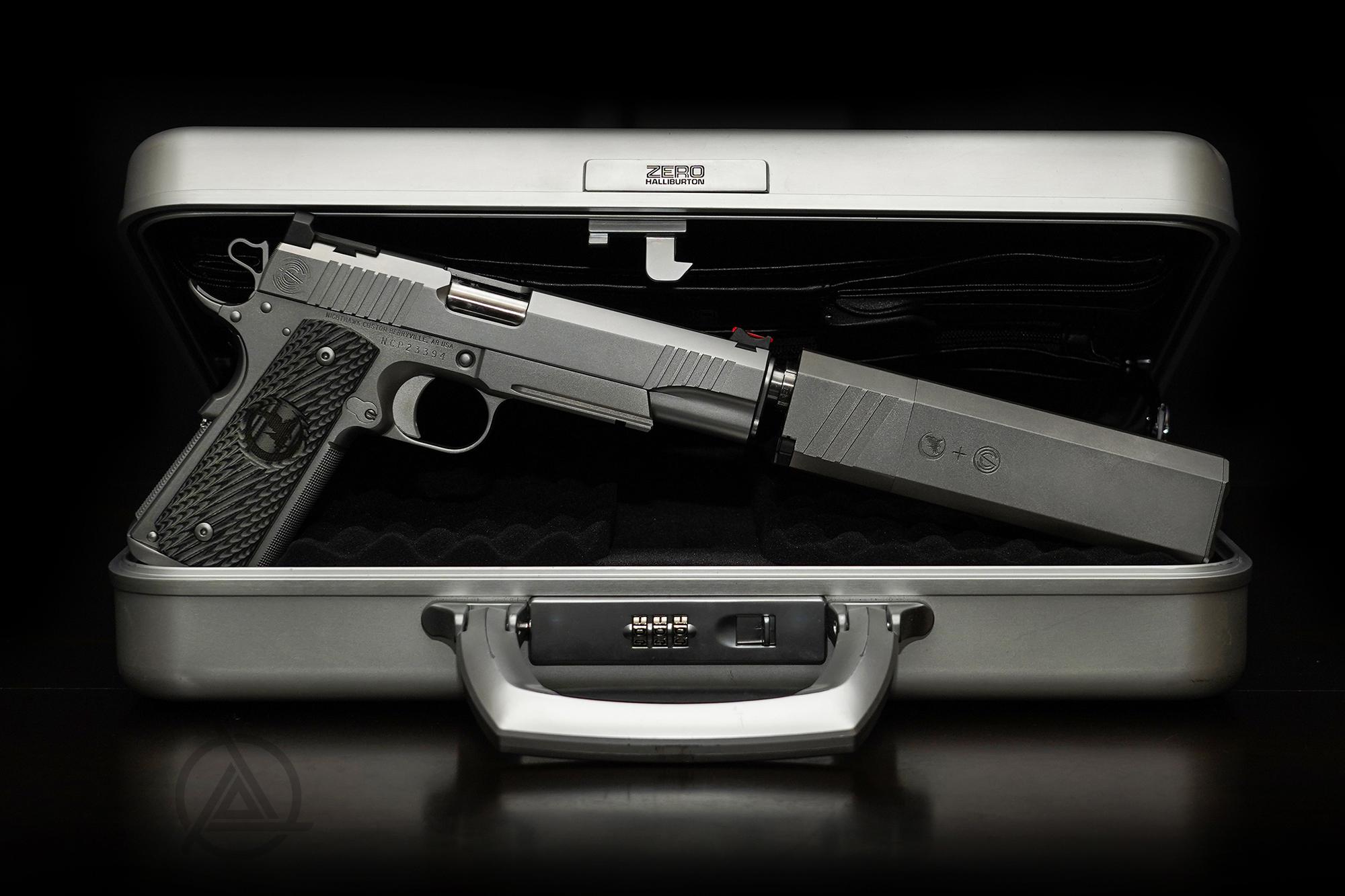 Nighthawk Custom 1911 with SilencerCo Osprey 45K r/NFA