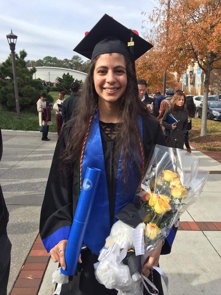 Officially armed with a Bachelor’s degree in neuroscience