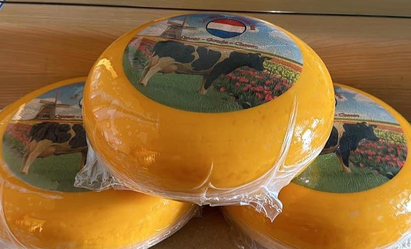 My wife and I have been gifted a whole Gouda cheese wheel. What is the