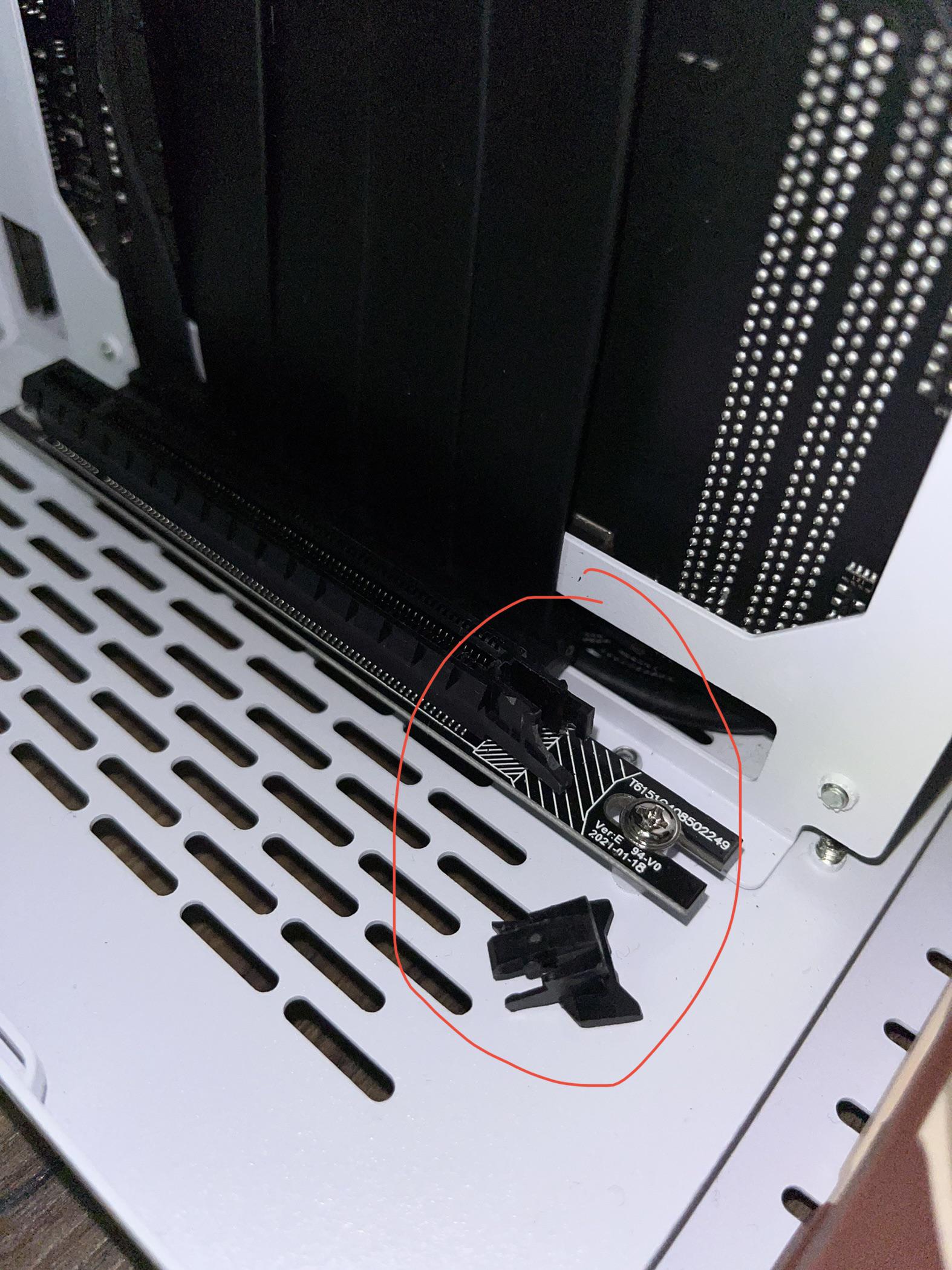 I just broke my q58 riser cable lock, am i still able to use the GPU