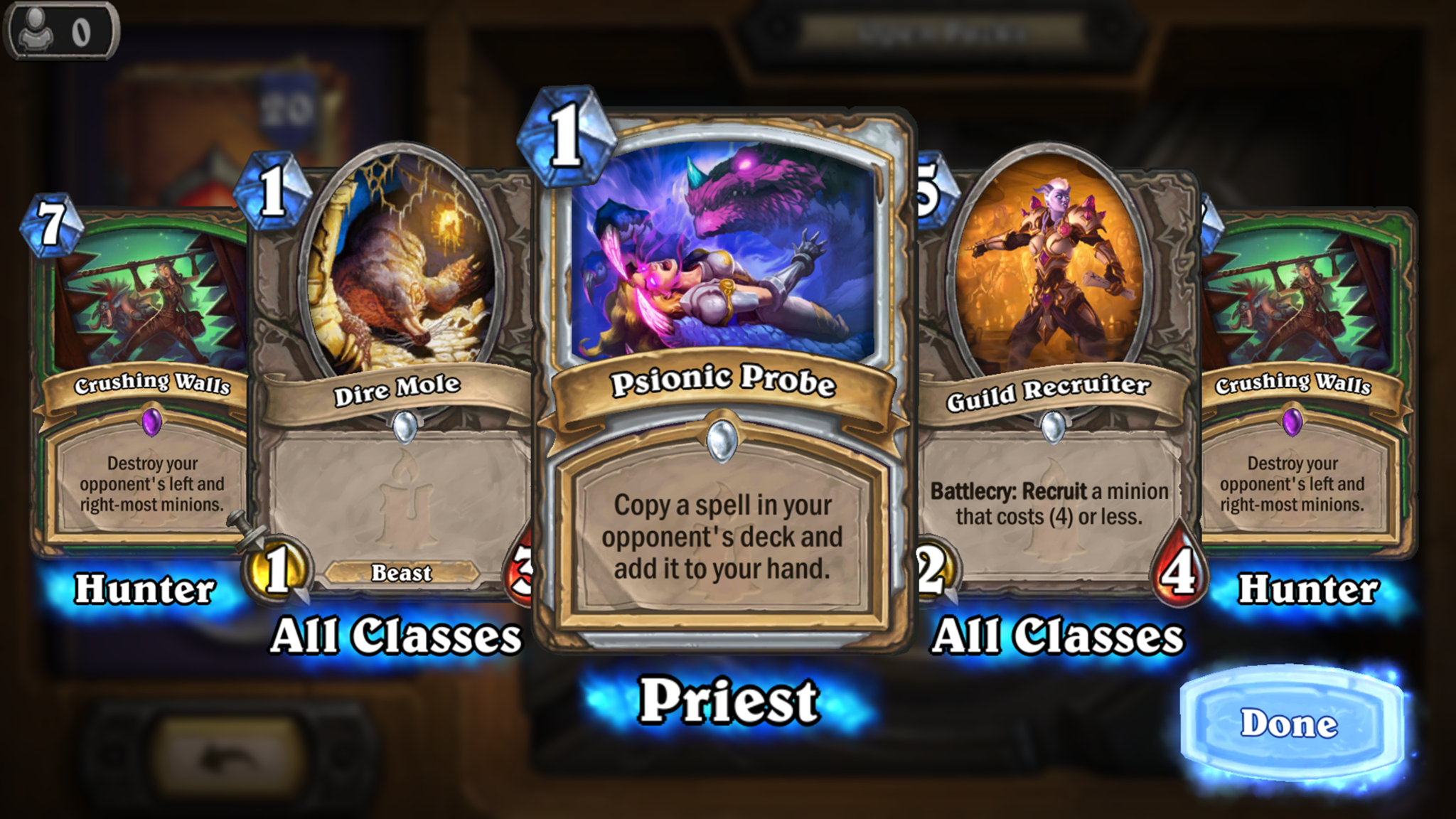 Crushing walls. CRUSHING WALLS! hearthstone