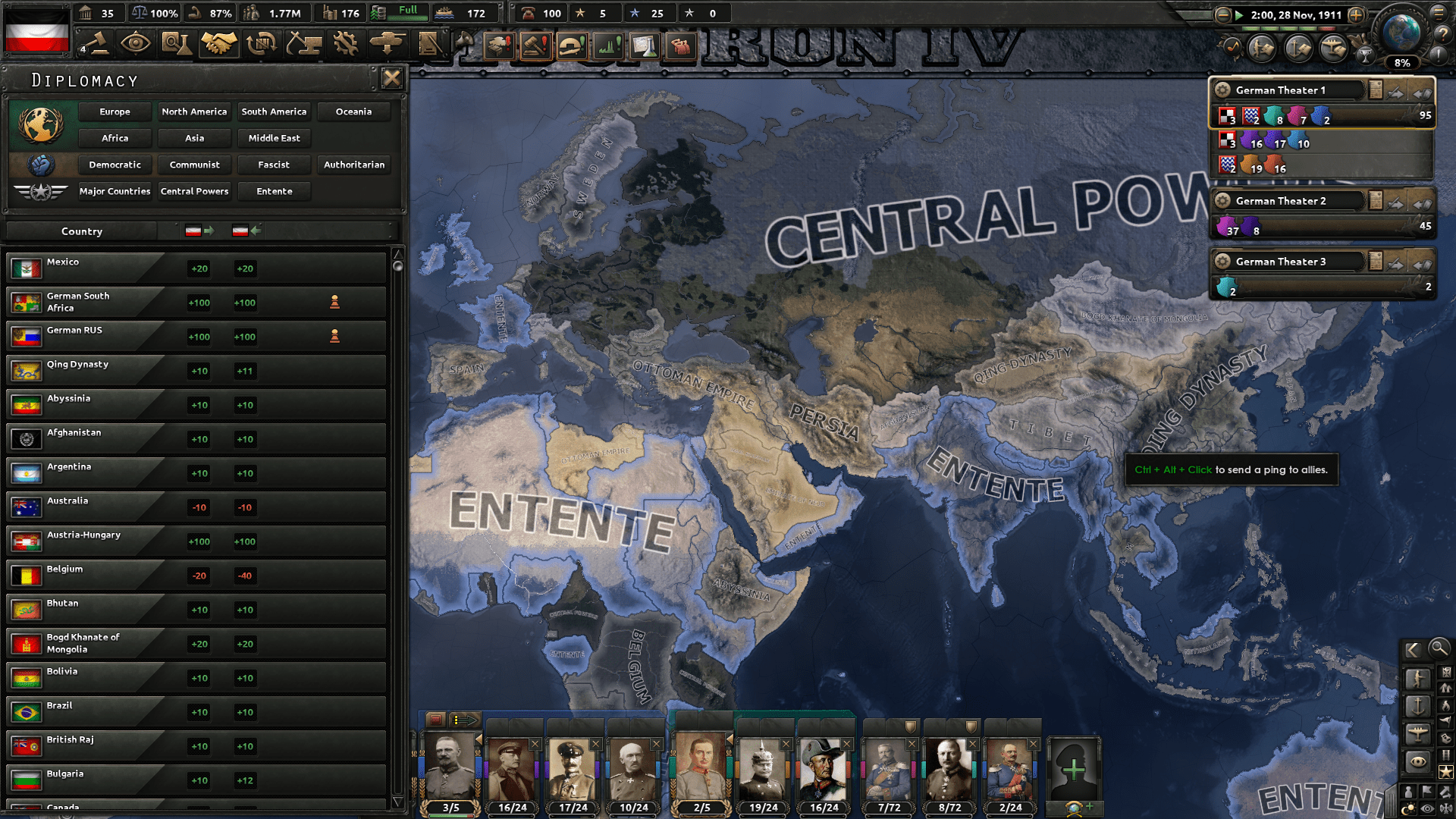 I was playing the Great War Mod and the war just got easier. r/hoi4