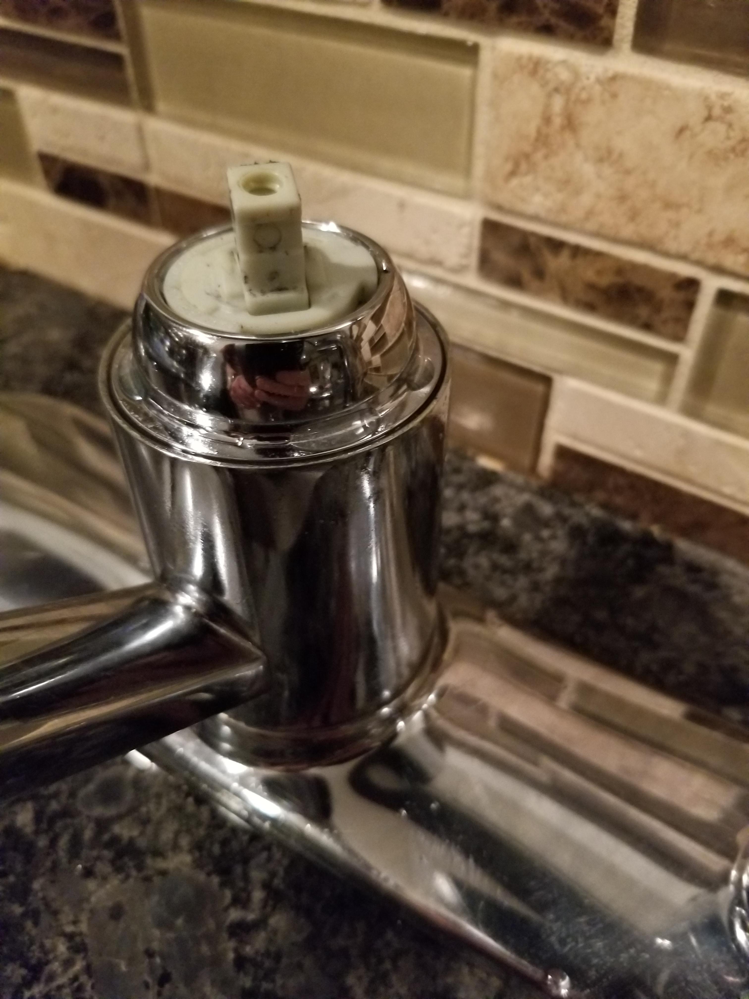 Difficulty removing for single lever kitchen faucet. Thoughts