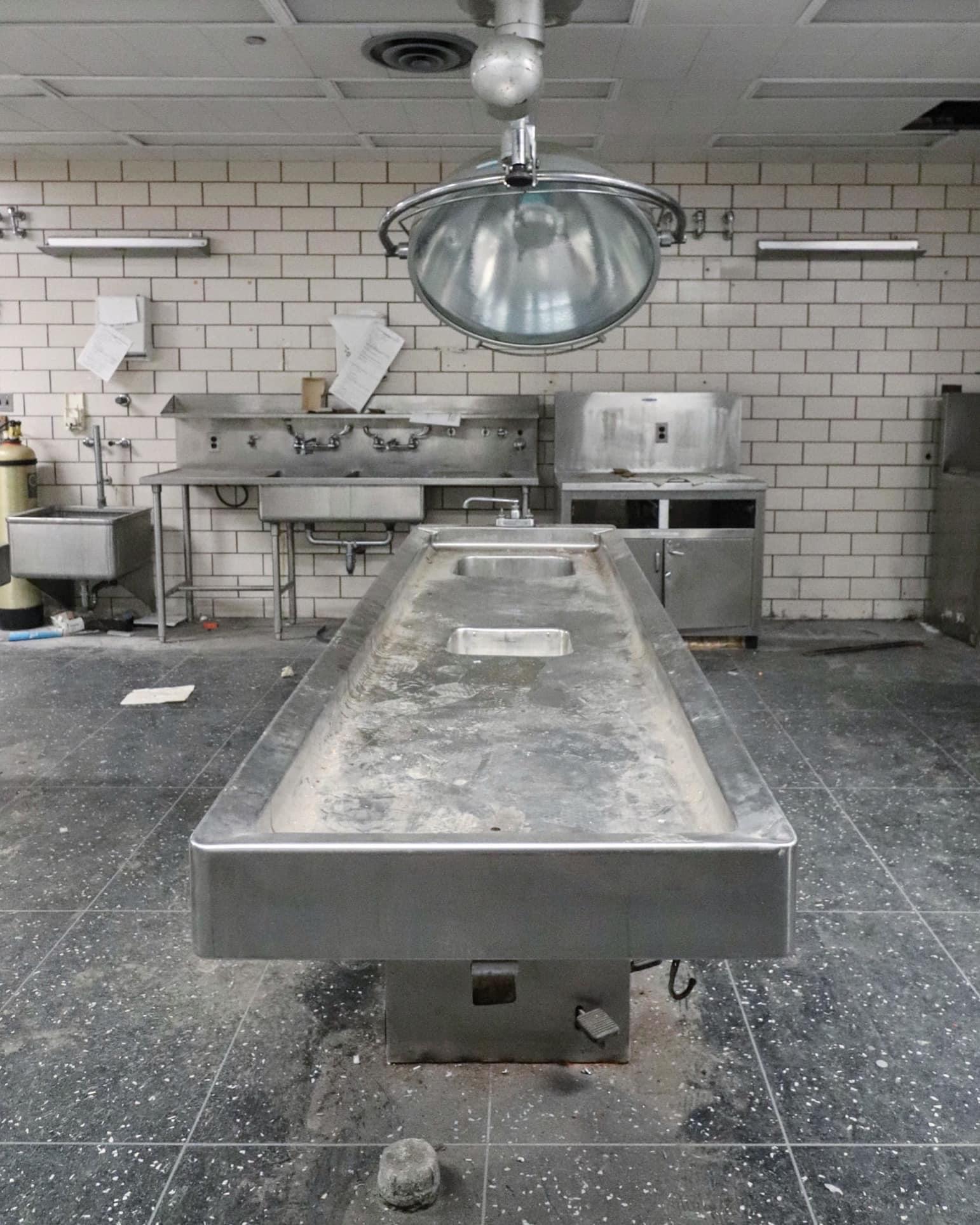 Autopsy Room at an Abandoned Medical Research Hospital [OC] r