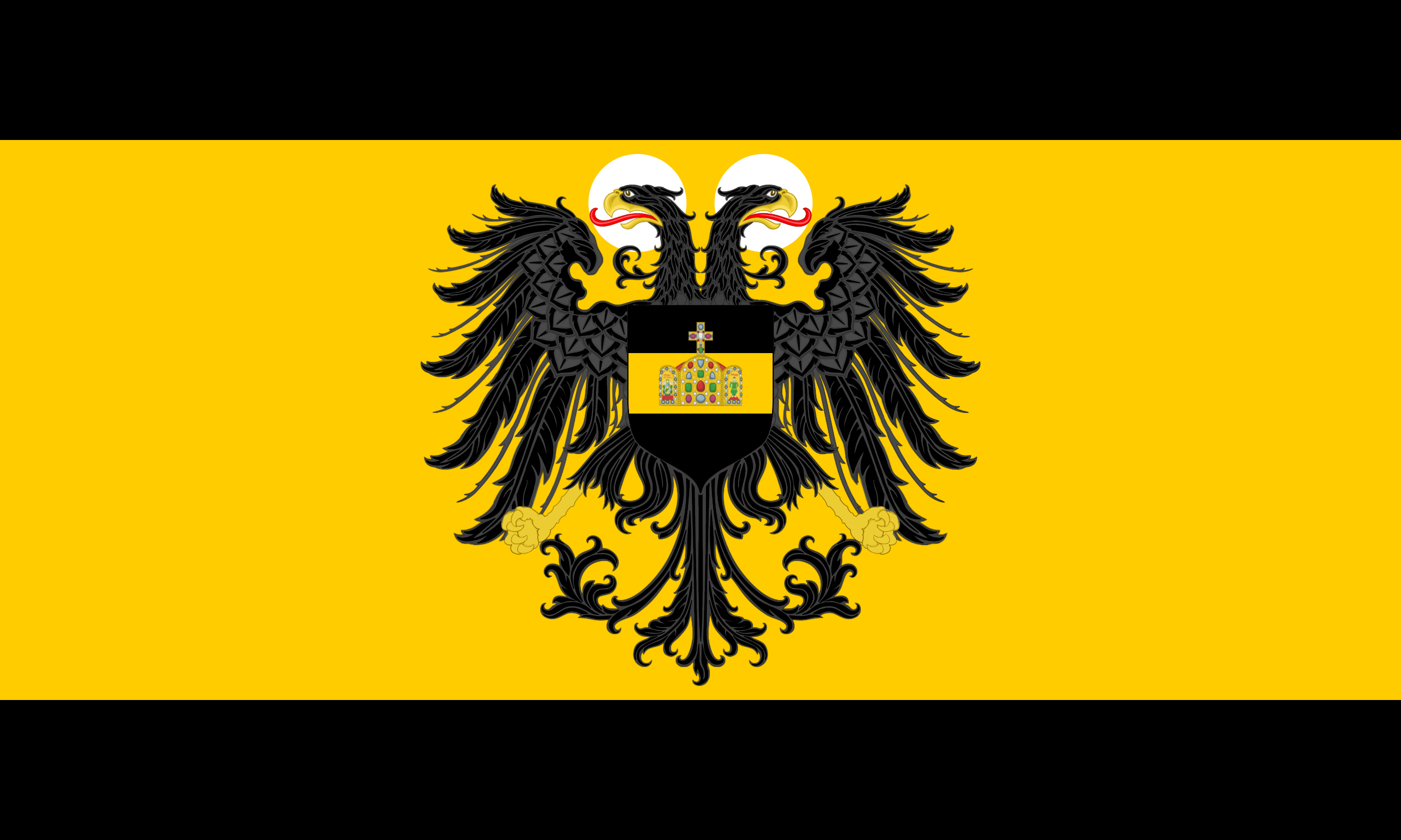 My idea for a more modern Holy Roman Empire. r/vexillology