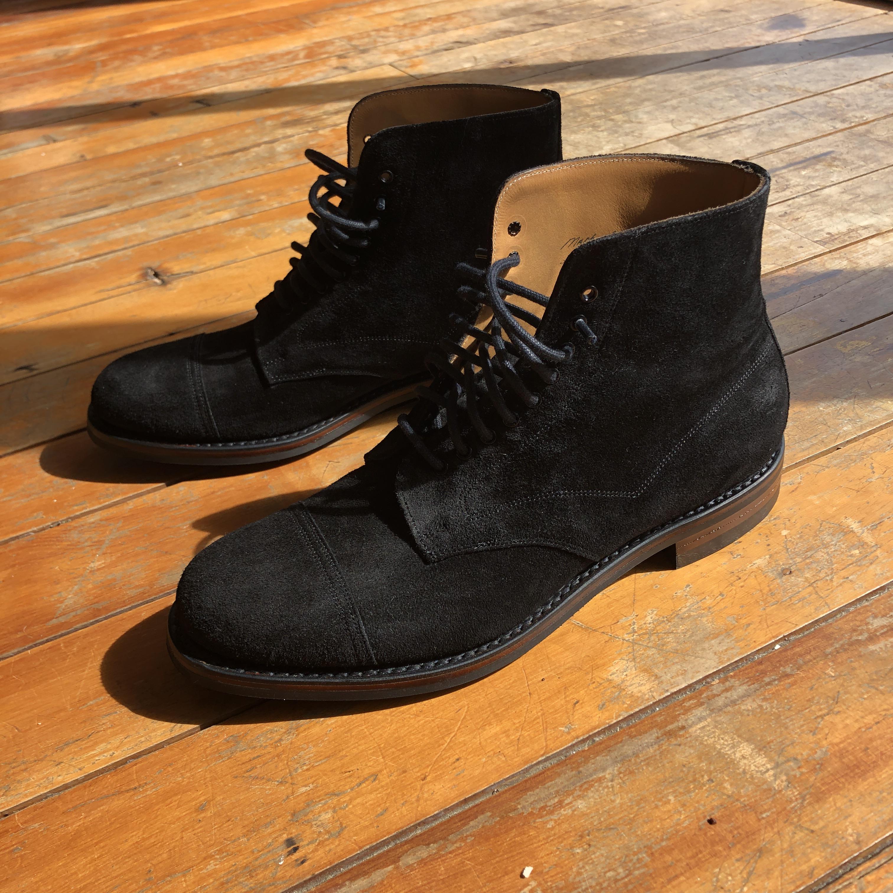 [Initial Impressions] Cheaney Jarrow R Derby Boot in Waxy Black Suede