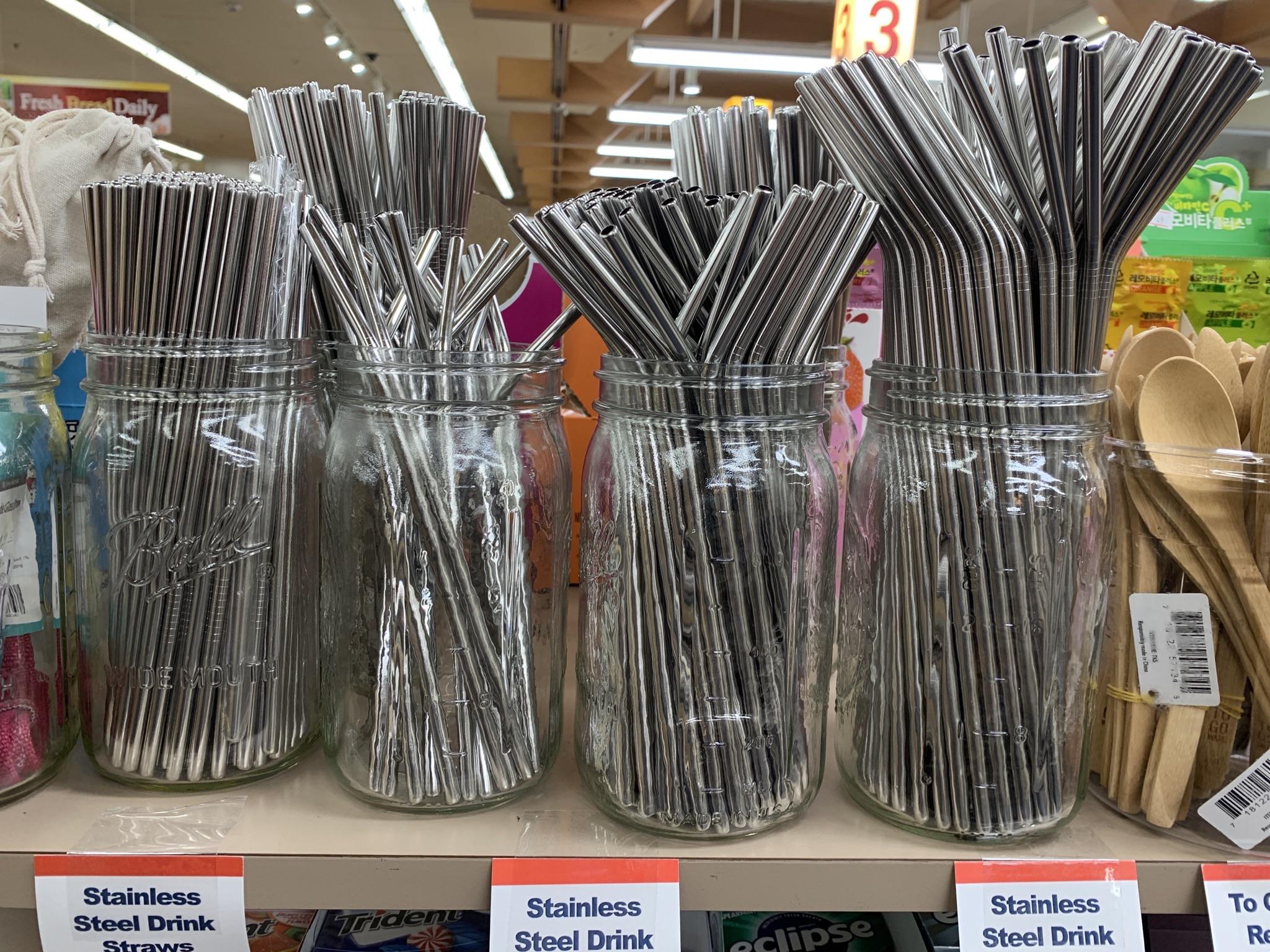 Saw these stainless steel straws for sale. Didn’t know that was a thing