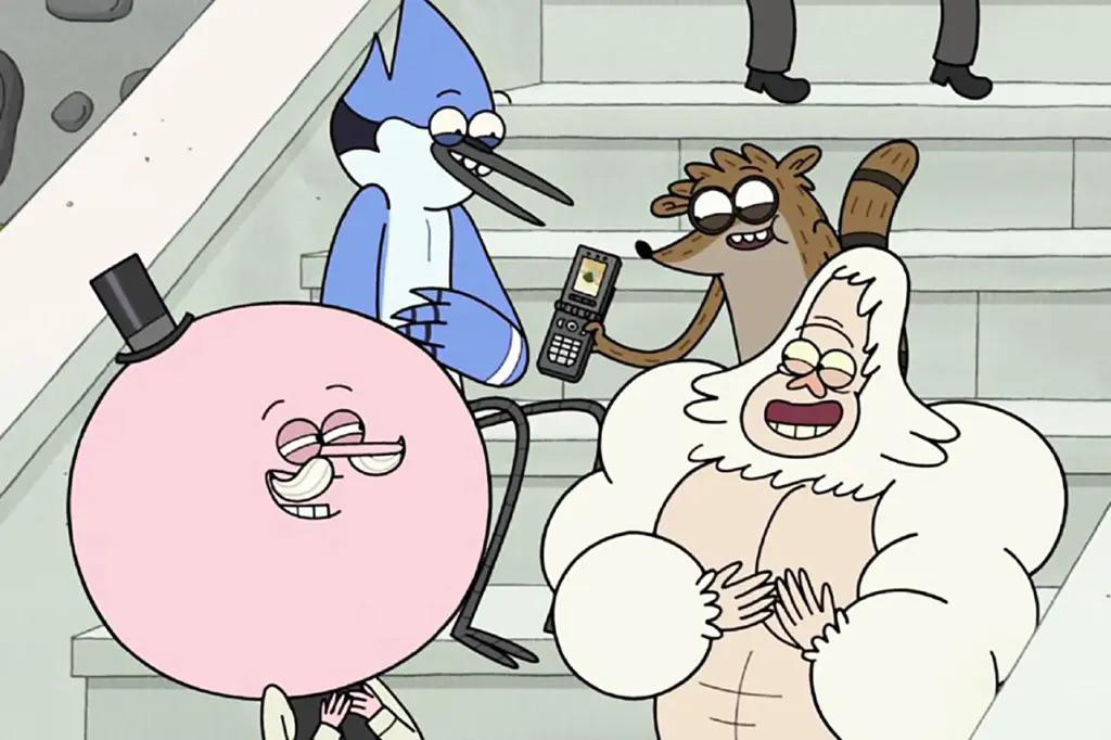 Regular Show Benson Yelling At Mordecai And Rigby