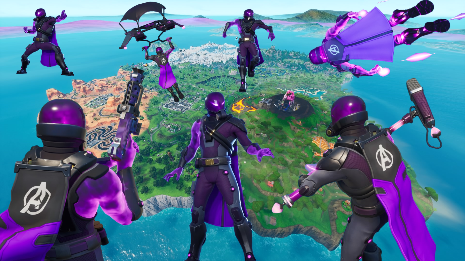 "Magnerio" [Tempest • Banner Cape • Vox • Dark Glyph • Lightning Strike • Storm] r/FortniteFashion