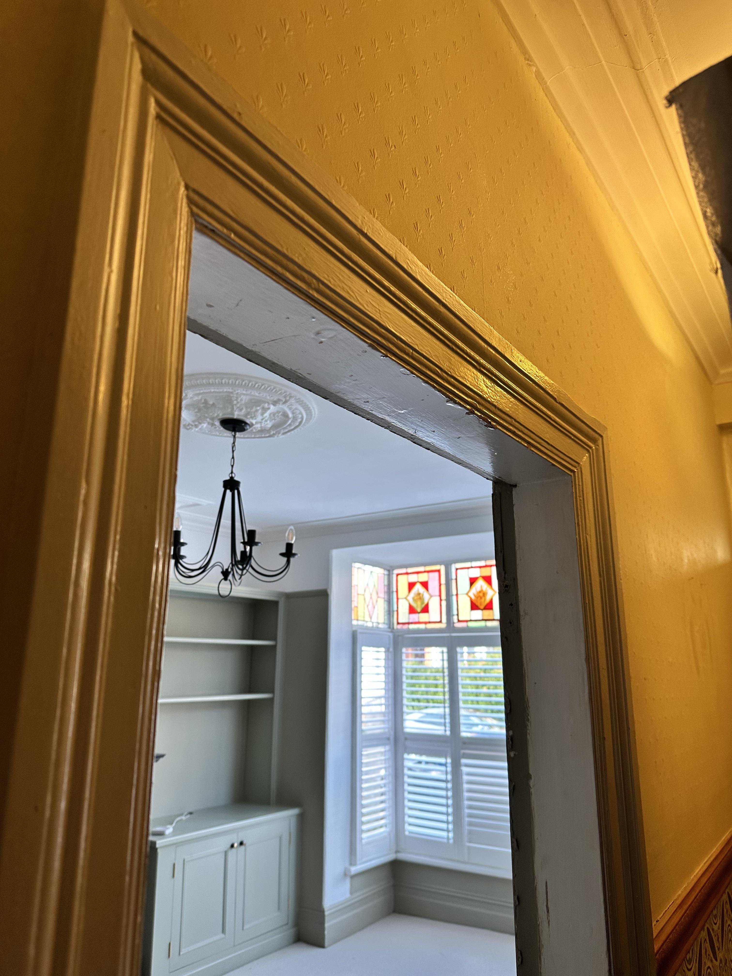 Removing door frame to fit sofa through. Yay or Nay? r/DIYUK