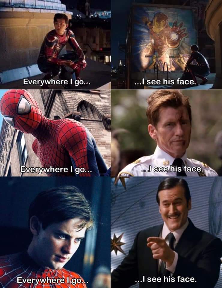 Everywhere I go, I see his face... r/marvelmemes
