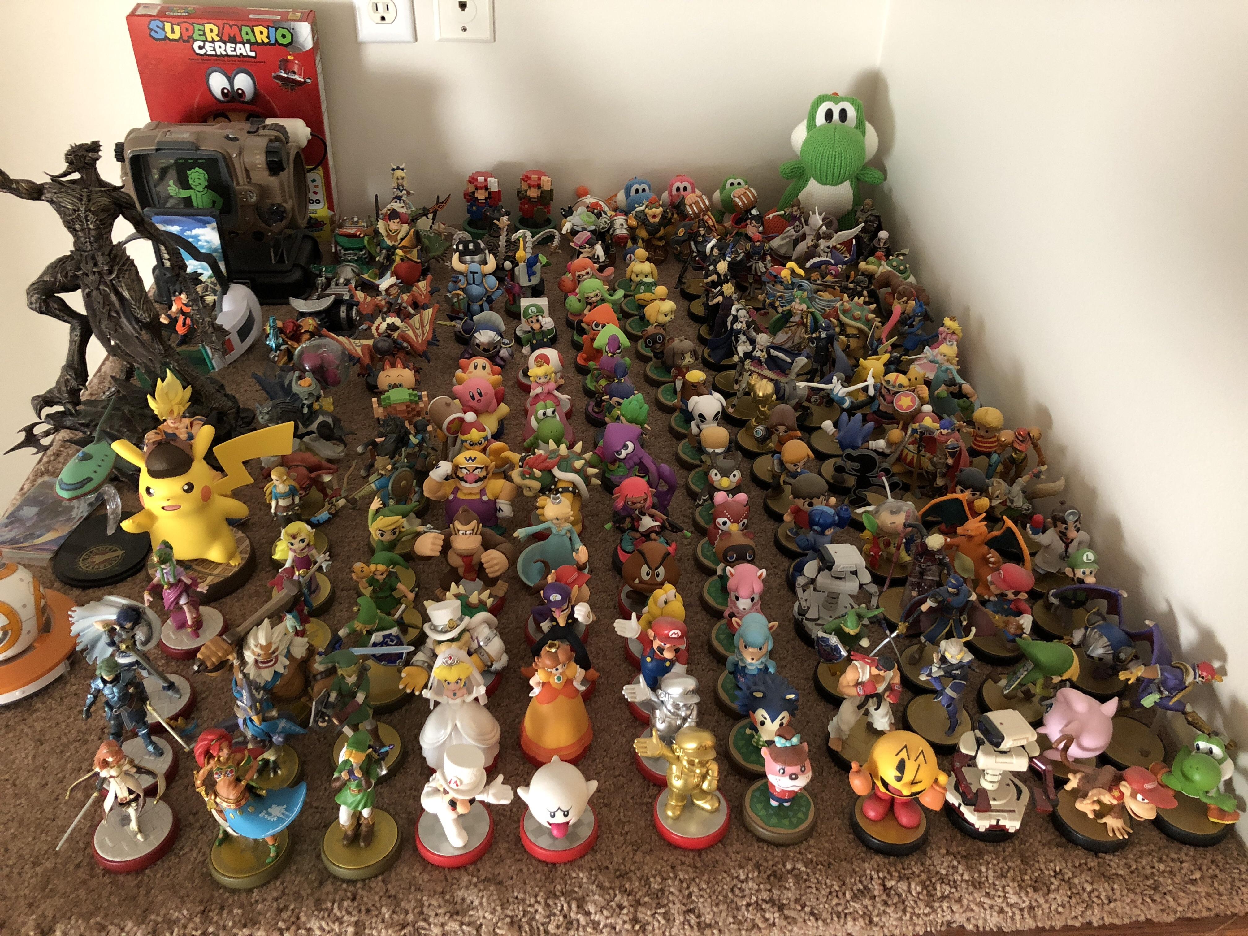 Posted a picture of my complete amiibo figure collection a year ago. It