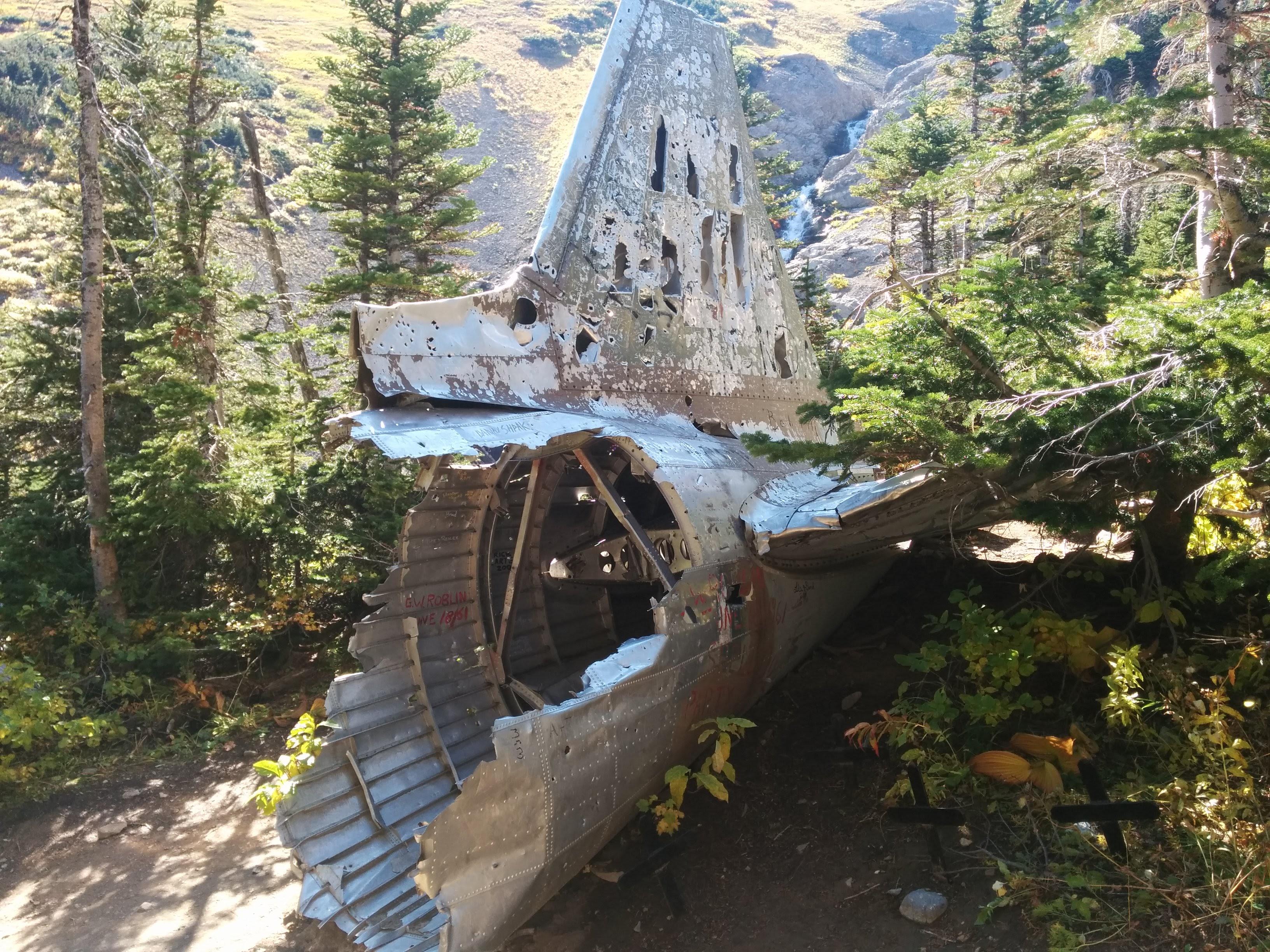 York Creek plane crash site (Coleman) r/alberta