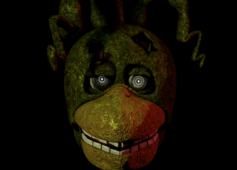 Spring Chica Head Model (Birdcage) r/fivenightsatfreddys