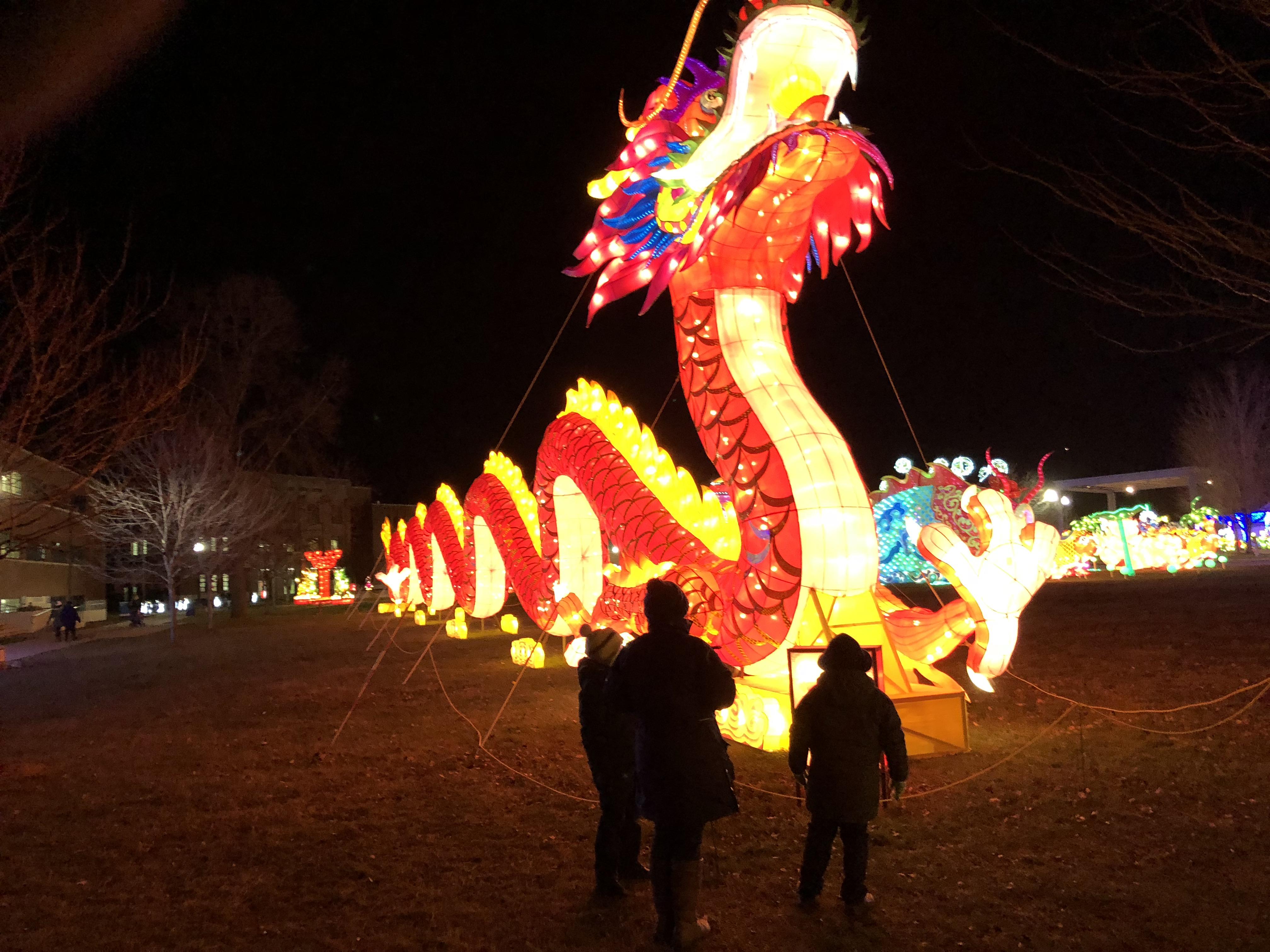 The Chinese Lantern Festival at the state fairgrounds made for a nice