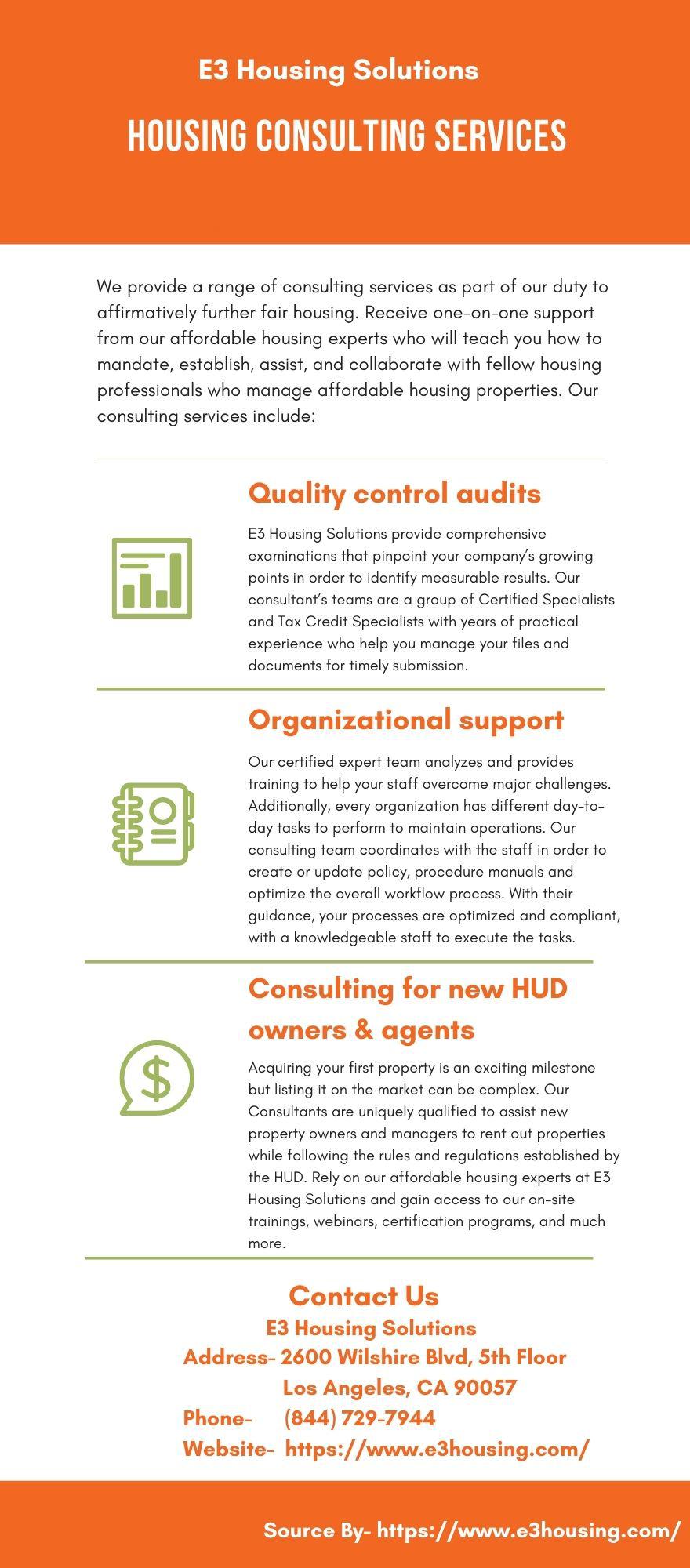 Housing Consulting Services u/e3housing