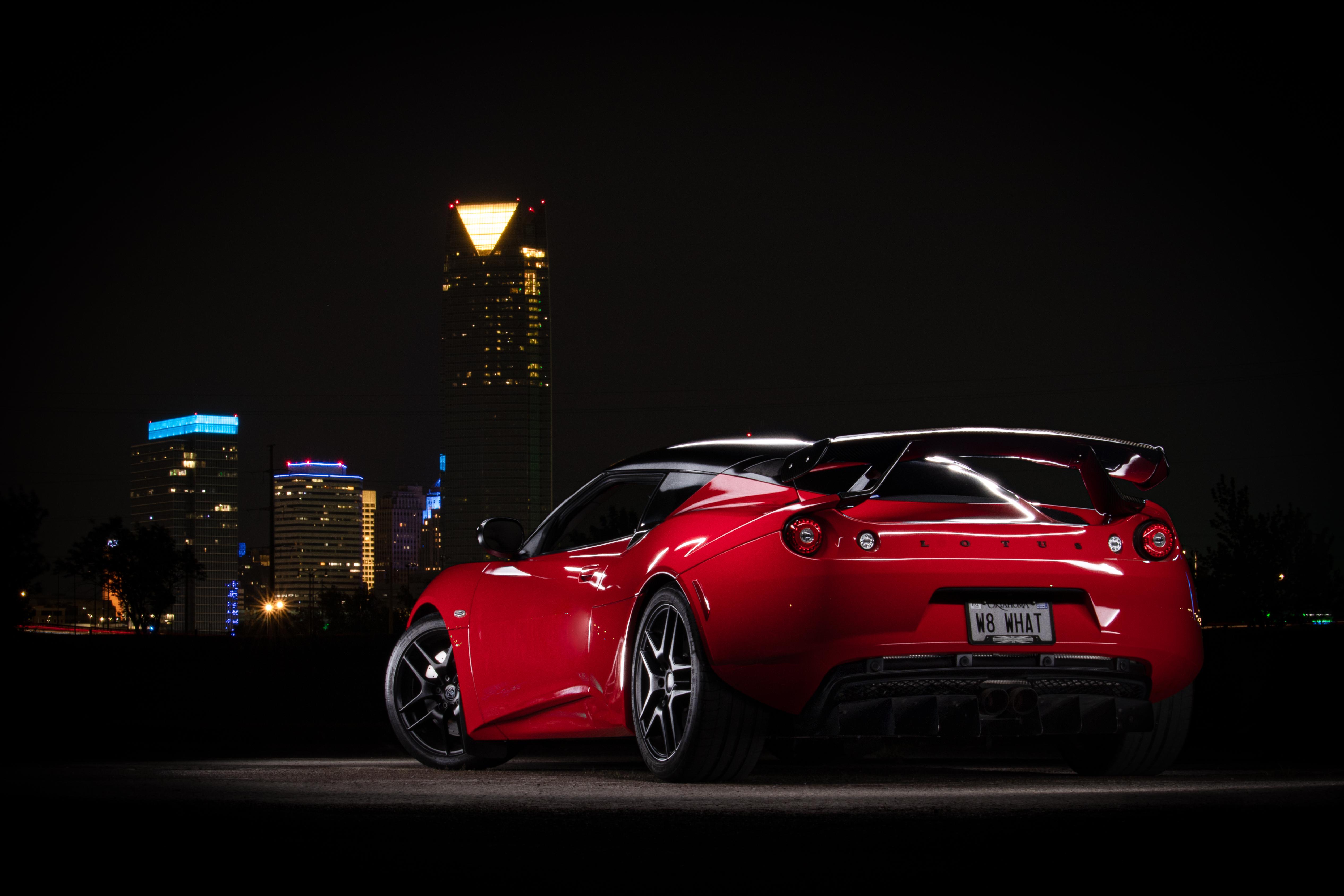 Lotus Evora near downtown OKC [5060x3373] Having some fun with