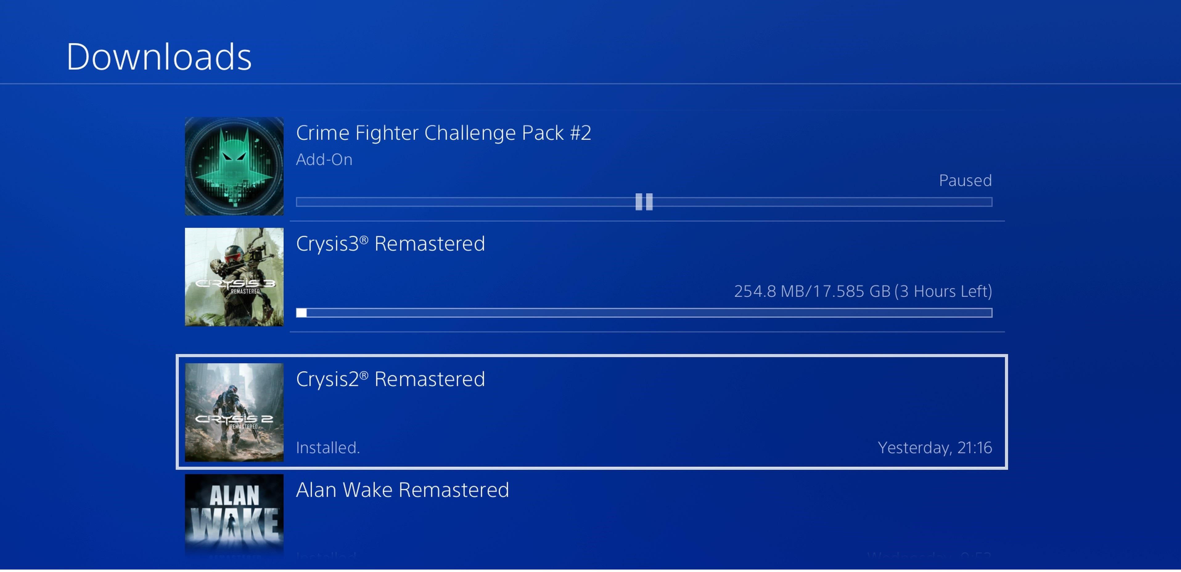This "no space" between Crysis and the number is really throwing me off