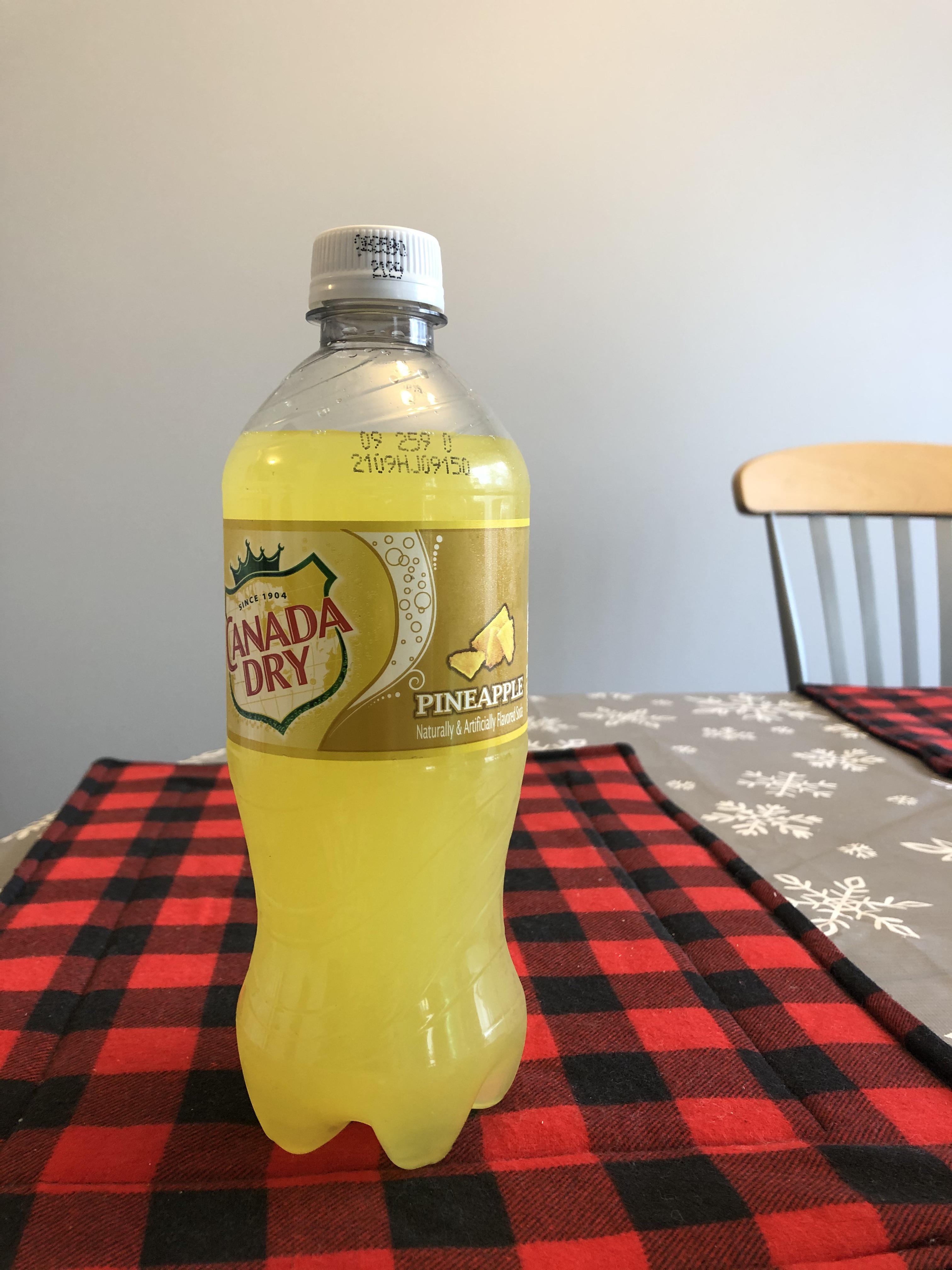 Canada Dry Pineapple. No ginger ale, just straight pineapple soda