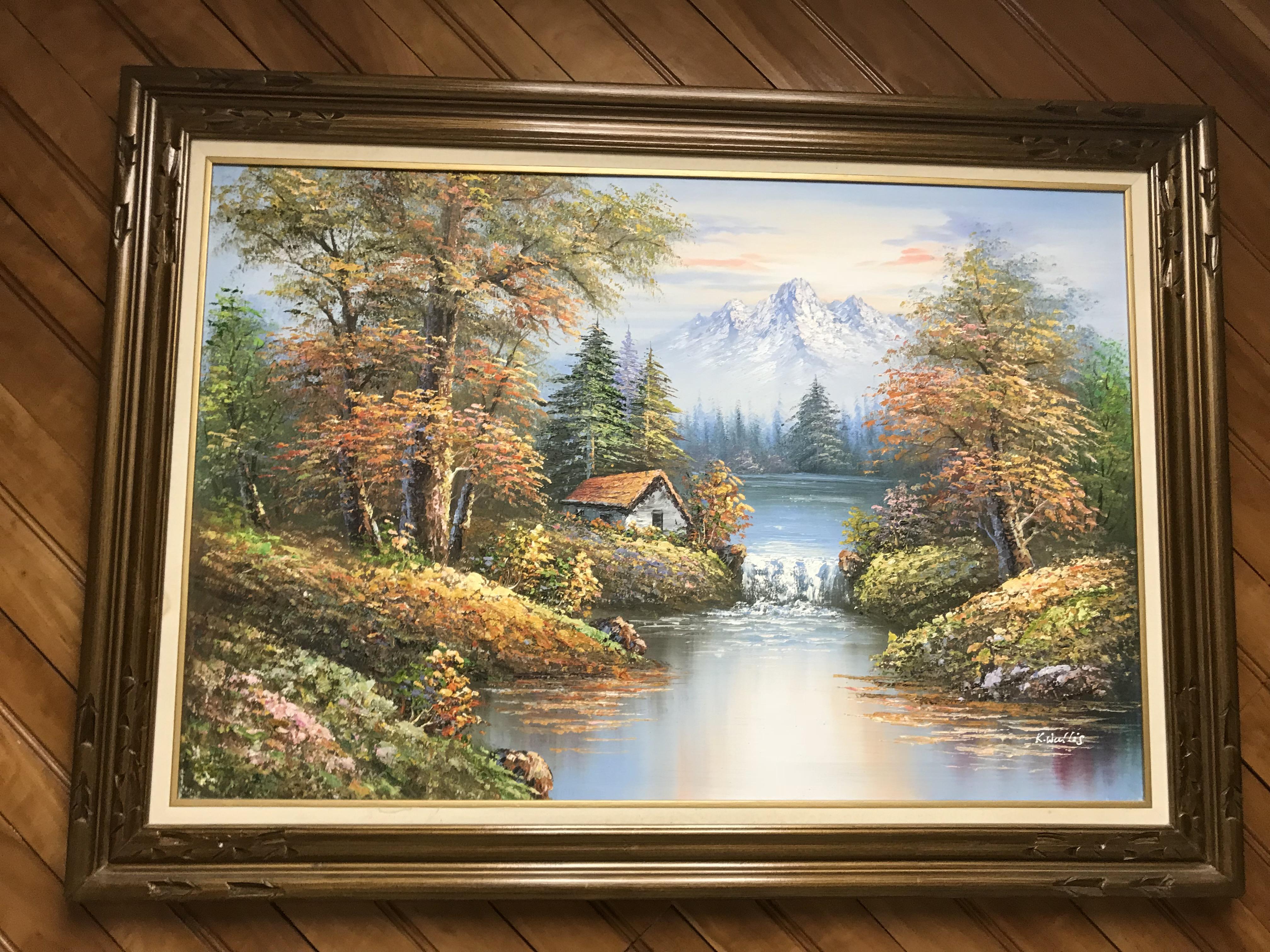 Does anyone know the name of this Kent Wallis painting? (Oil? on canvas