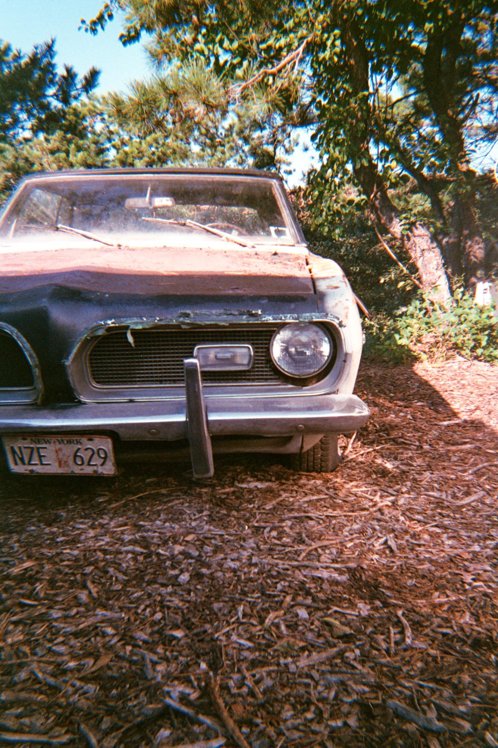Old abandoned car on Long Island. r/pics