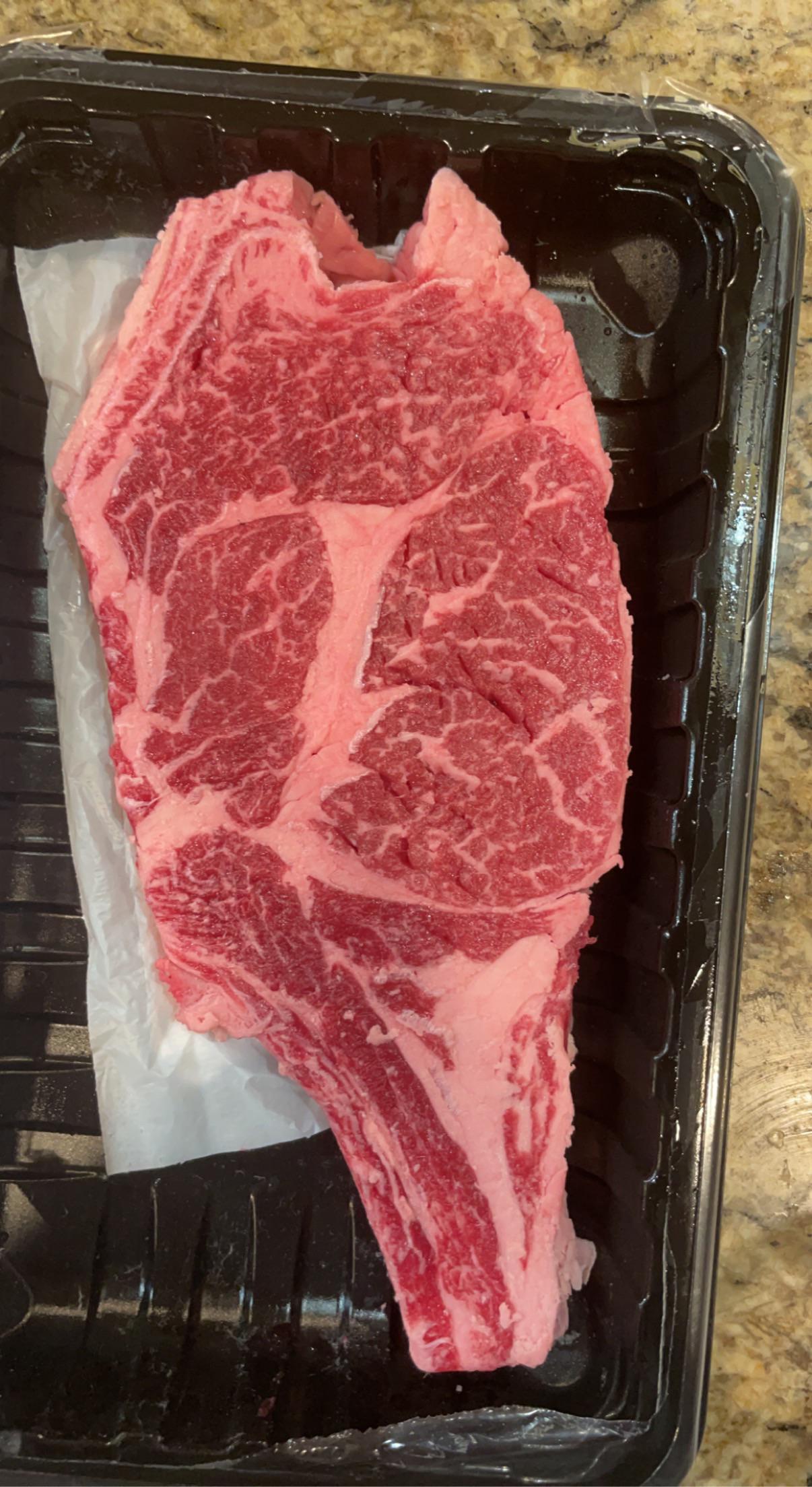 solid marbling on this kroger ribeye! r/steak