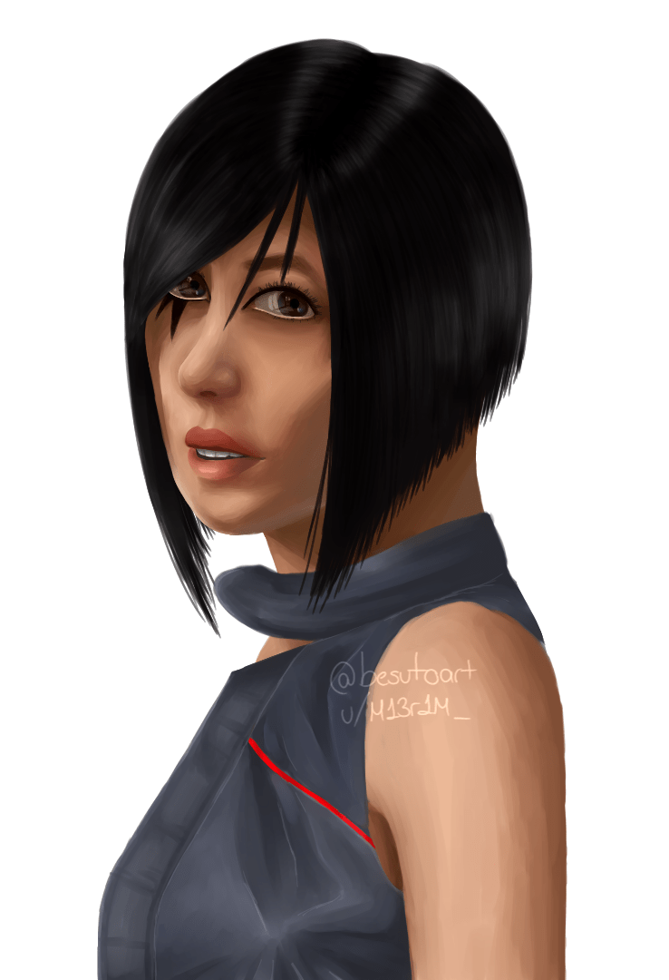 Faith Connors from Mirror's Edge Catalyst, fan art by me