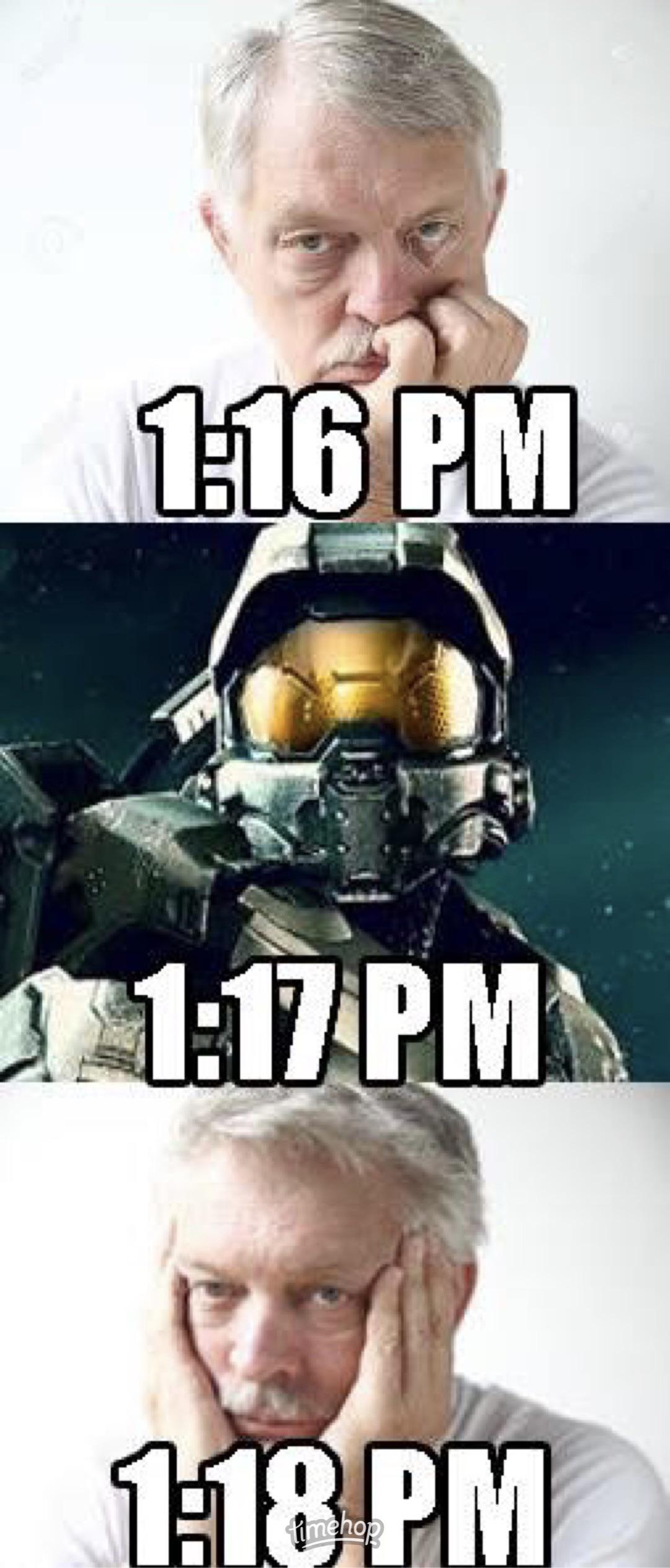 We all do it when we look at the clock r/halo